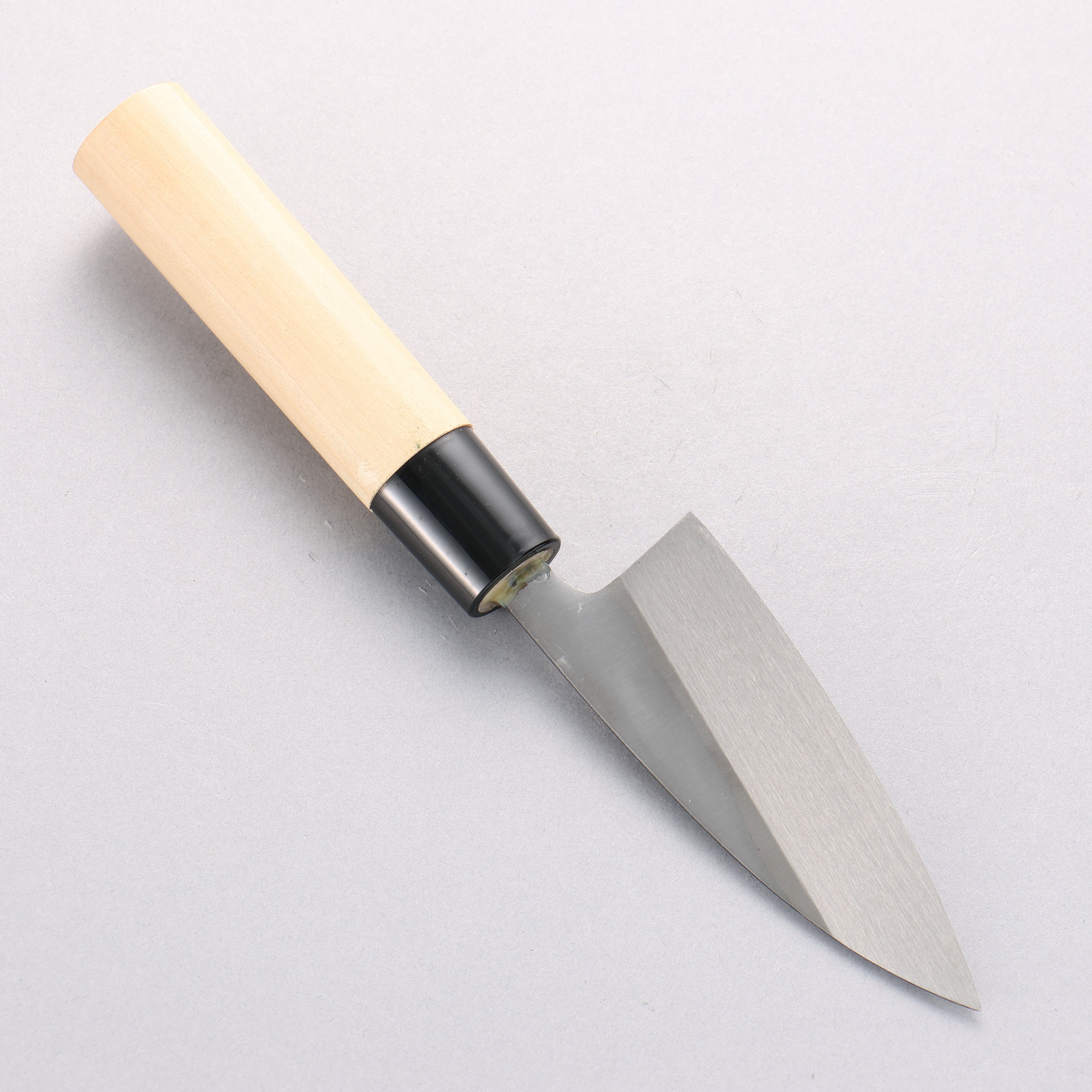 Nakaniida White Steel No.2 Black Deba 105mm Magnolia Handle - Japanny - Best Japanese Knife