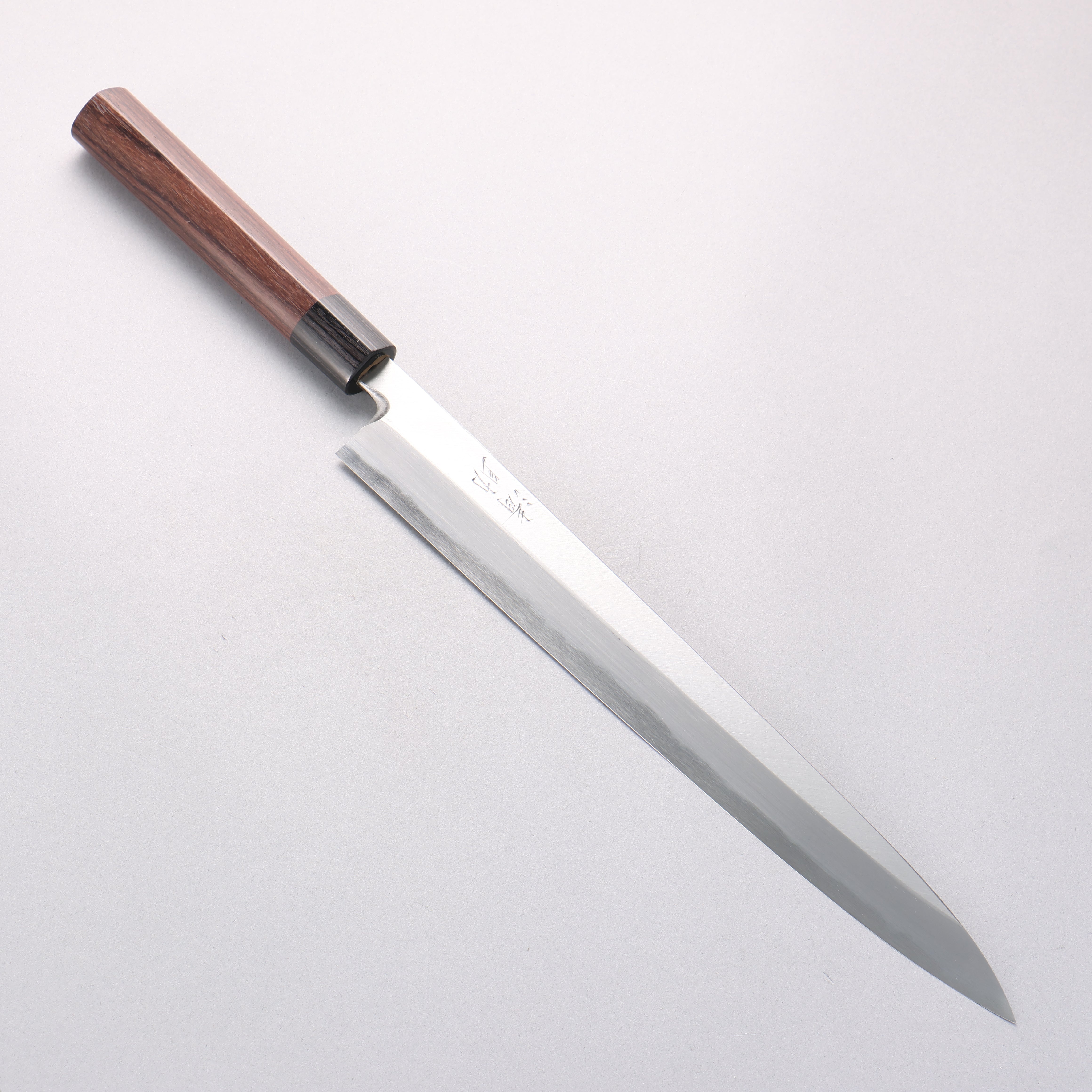 Seisuke Blue Steel Kasumitogi Yanagiba 300mm Rosewood Handle - Japanny - Best Japanese Knife