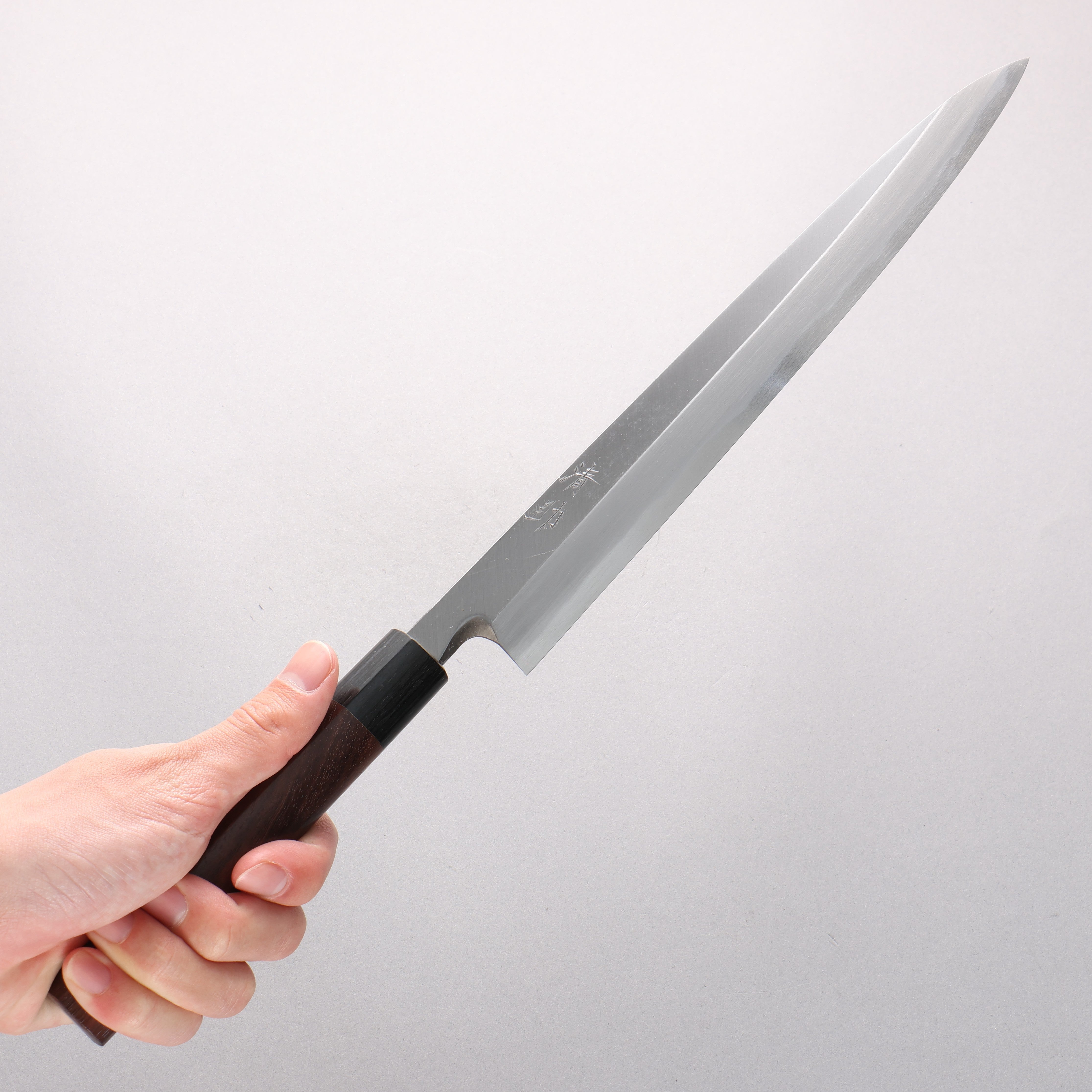 Seisuke Blue Steel Kasumitogi Yanagiba 270mm Rosewood Handle - Japanny - Best Japanese Knife