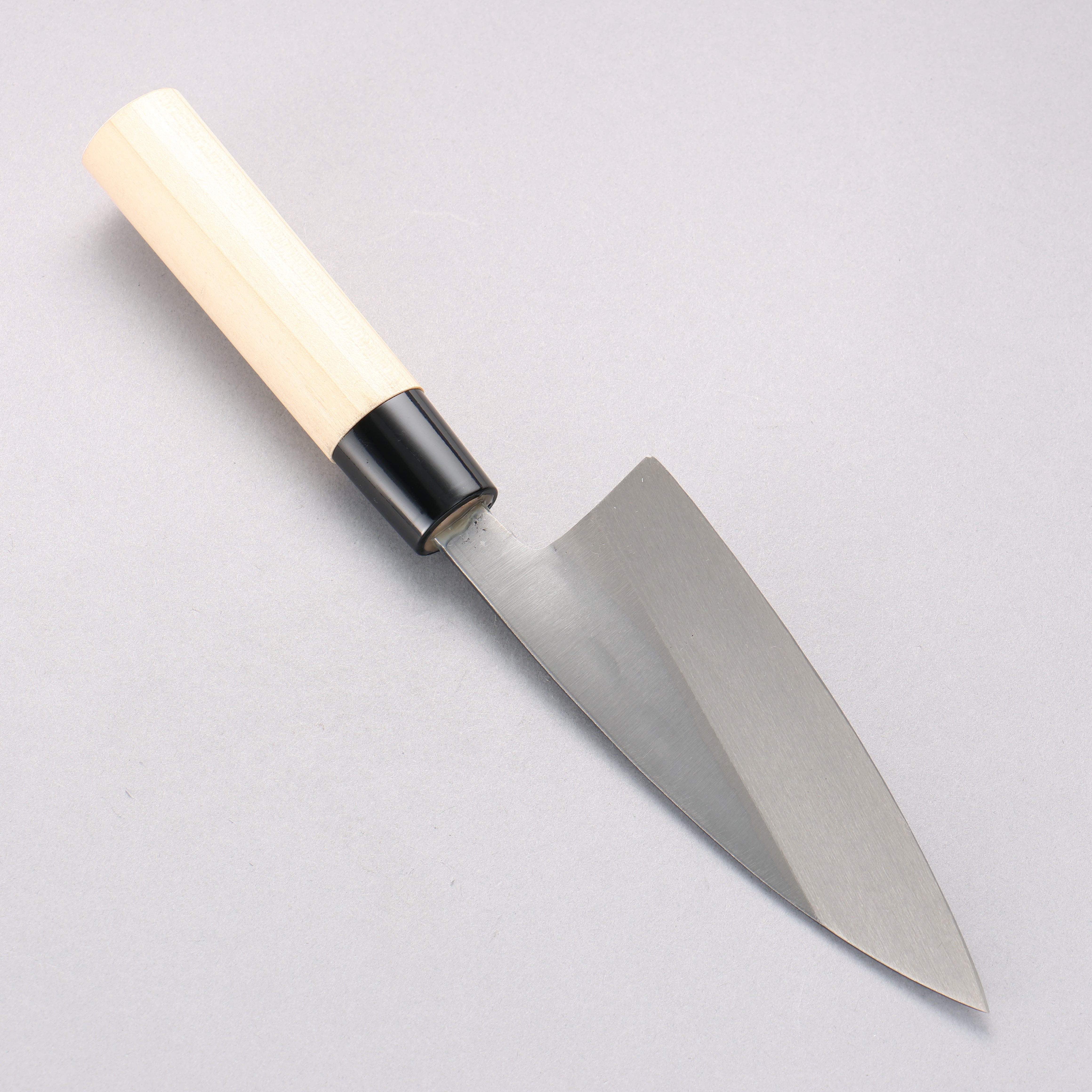 Nakaniida White Steel No.2 Black Deba 135mm Magnolia Handle - Japanny - Best Japanese Knife