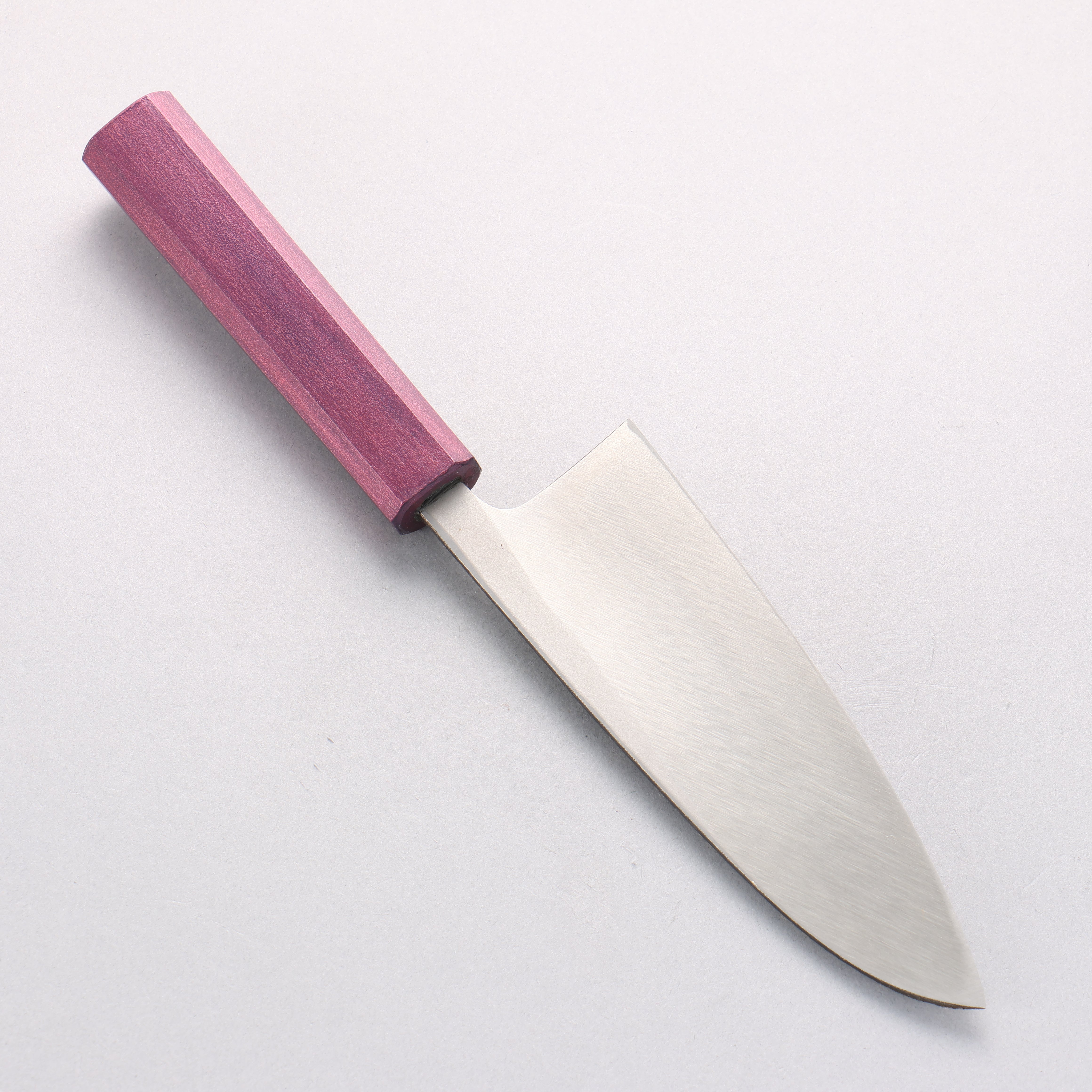 Seisuke White Steel No.2 Kurouchi Deba 150mm Purple Lacquered Handle - Japanny - Best Japanese Knife
