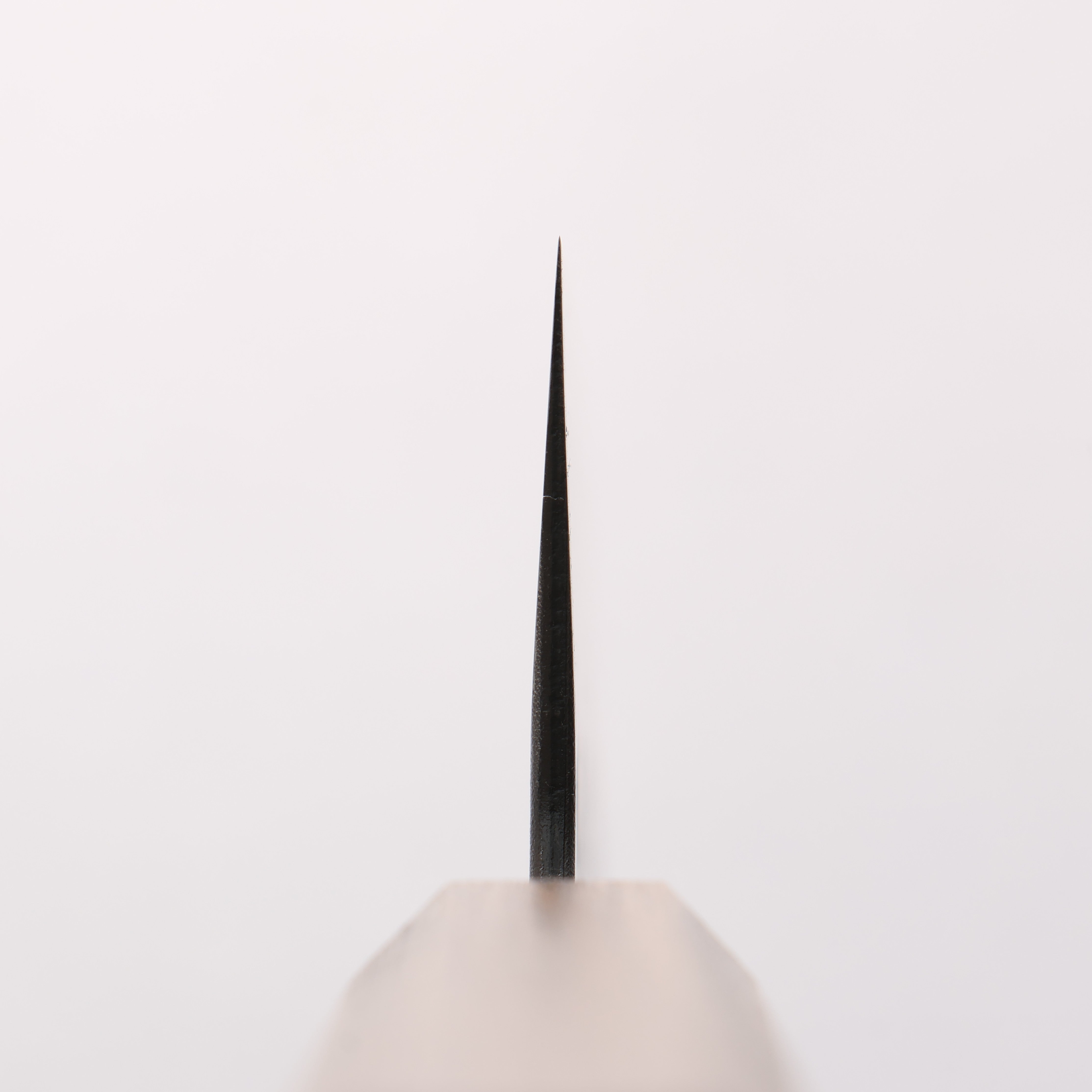 Oul Blue Super Black Nashiji Santoku 165mm Oak Handle - Japanny - Best Japanese Knife