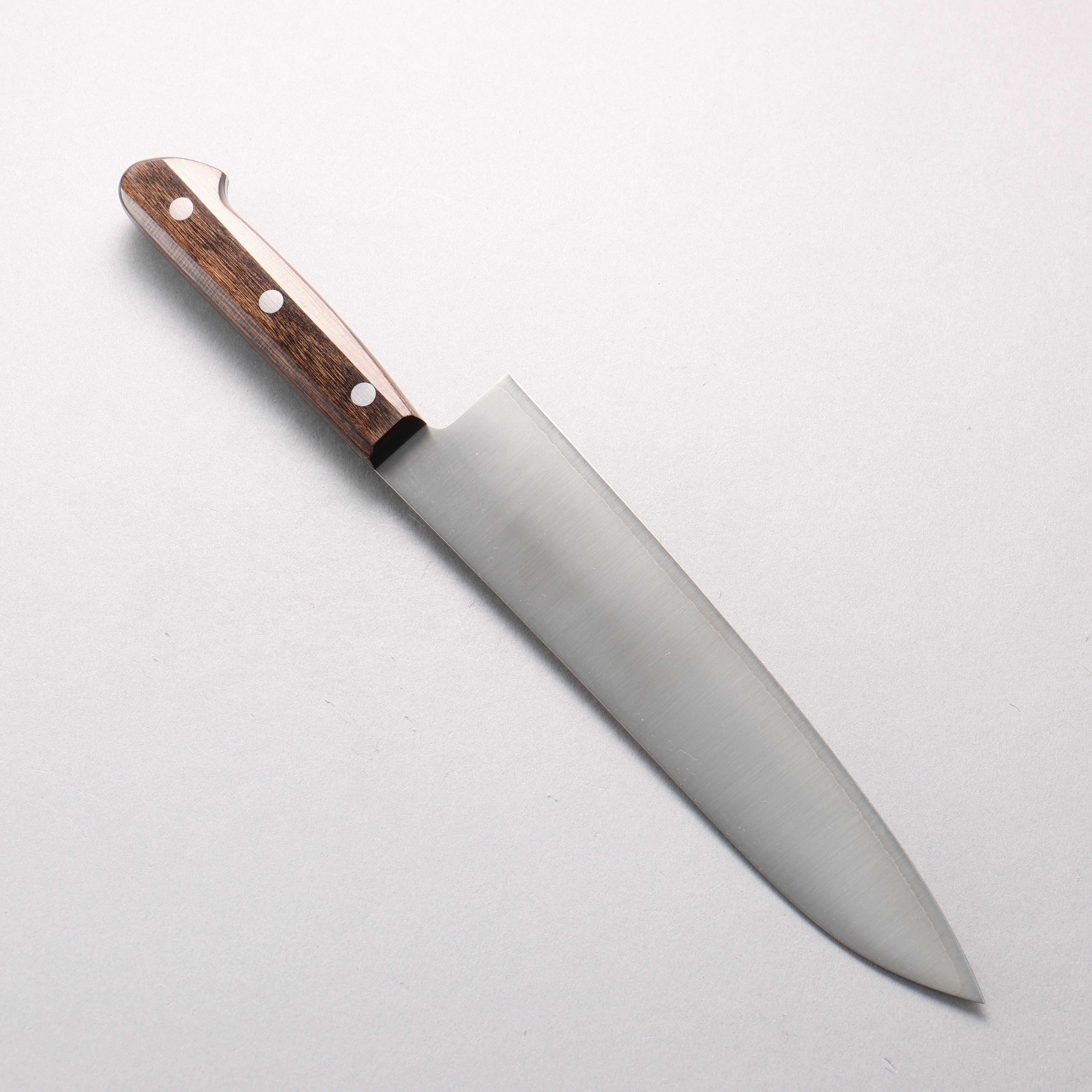 Seisuke SLD Migaki Polish Finish Gyuto 210mm Brown Pakka wood Handle - Japanny - Best Japanese Knife