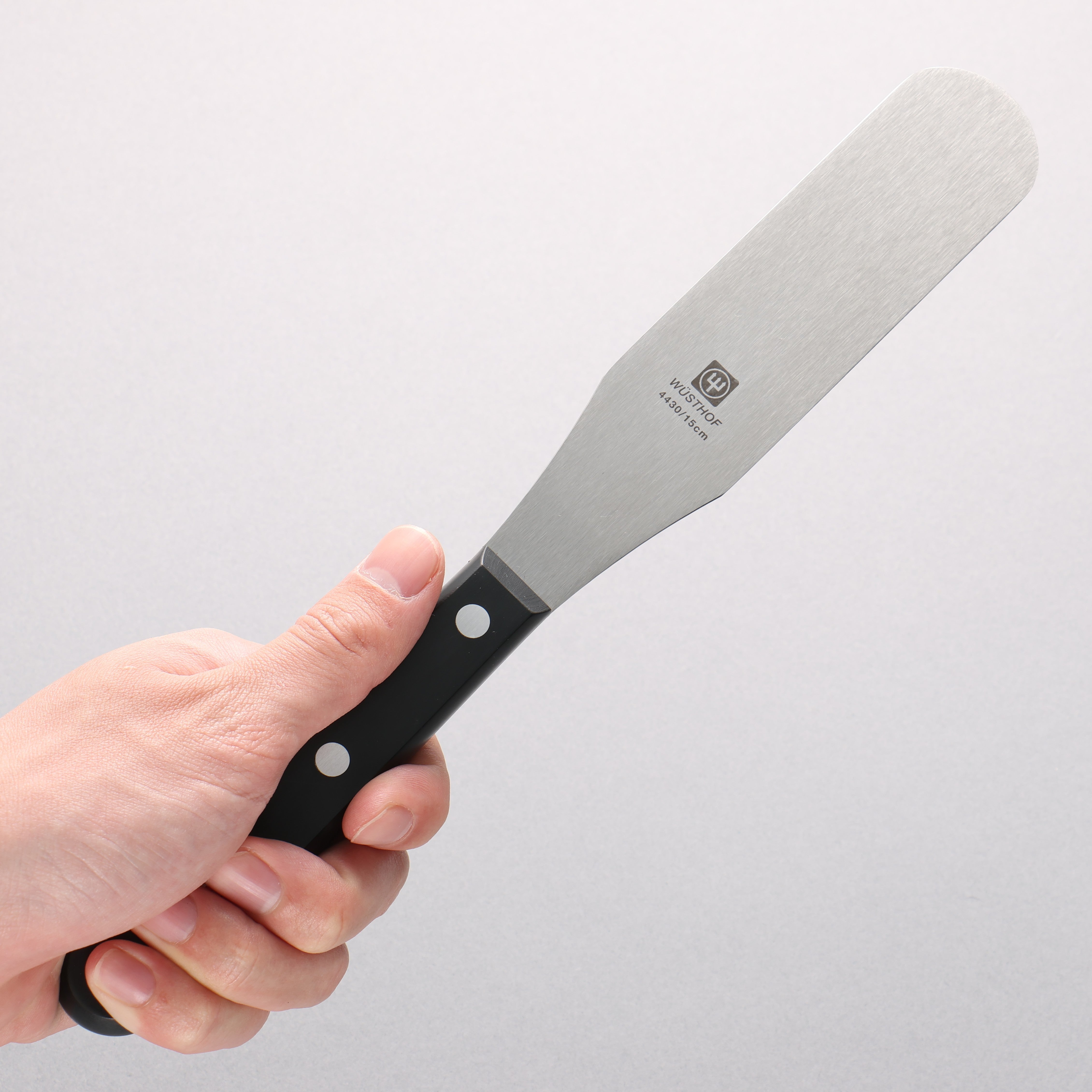 WUSTHOF Stainless Steel Palette knife 150mm Black Plastic Handle - Japanny - Best Japanese Knife