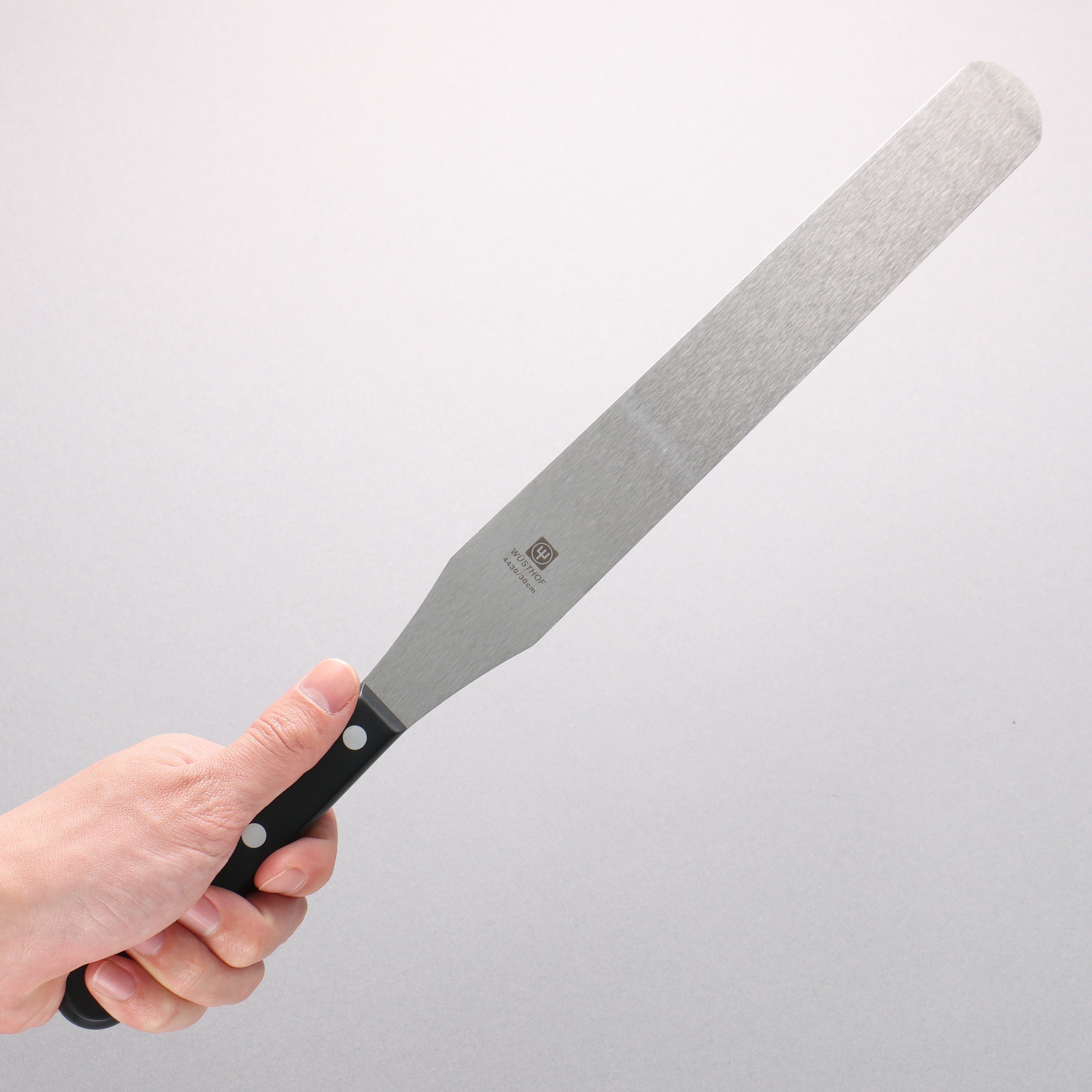WUSTHOF Stainless Steel Palette knife 300mm Black Plastic Handle - Japanny - Best Japanese Knife