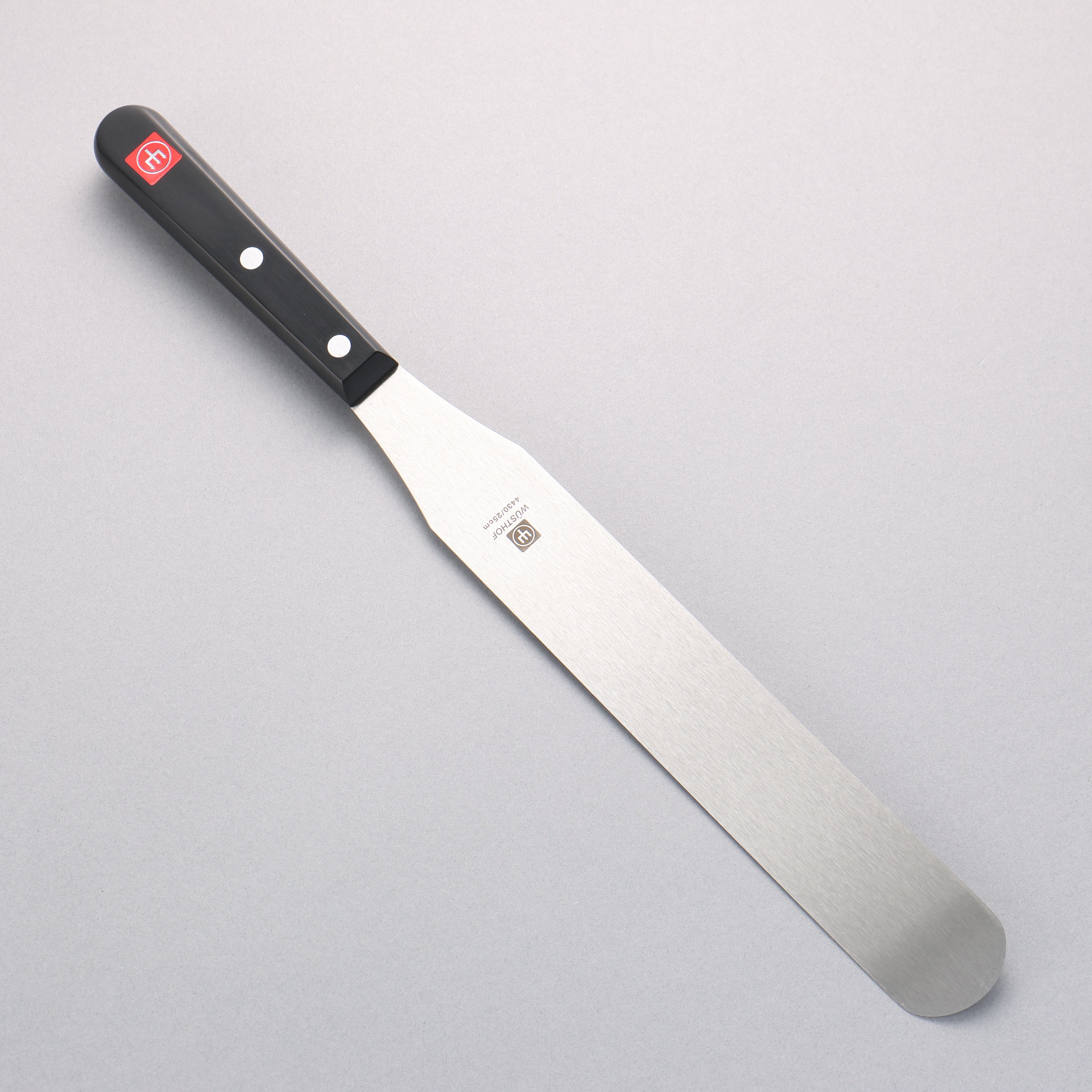 WUSTHOF Stainless Steel Palette knife 250mm Black Plastic Handle - Japanny - Best Japanese Knife