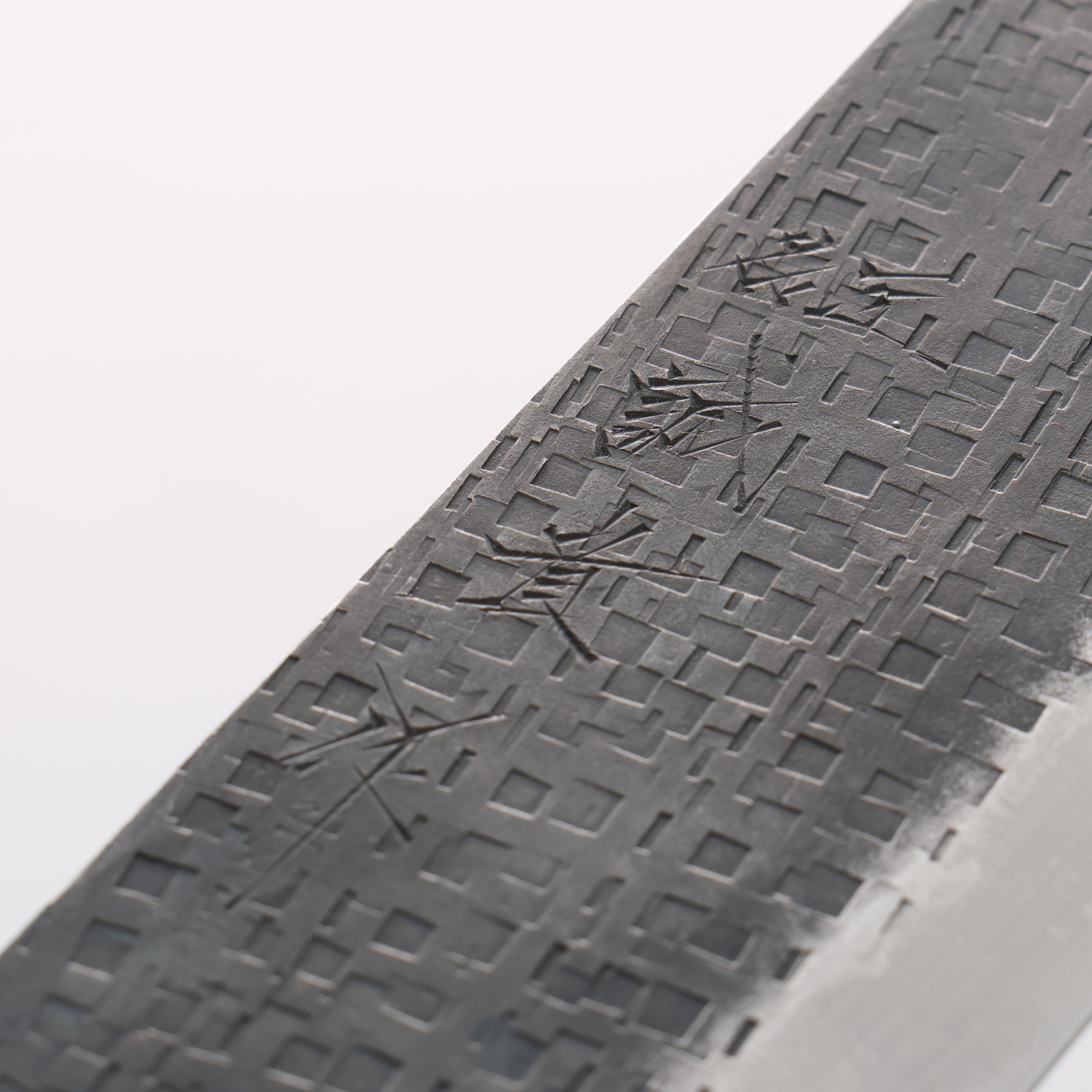 Shigeki Tanaka Blue Steel No.2 TEKKA Kurouchi Nakiri Japanese Chef Knife 165mm - Japanny - Best Japanese Knife