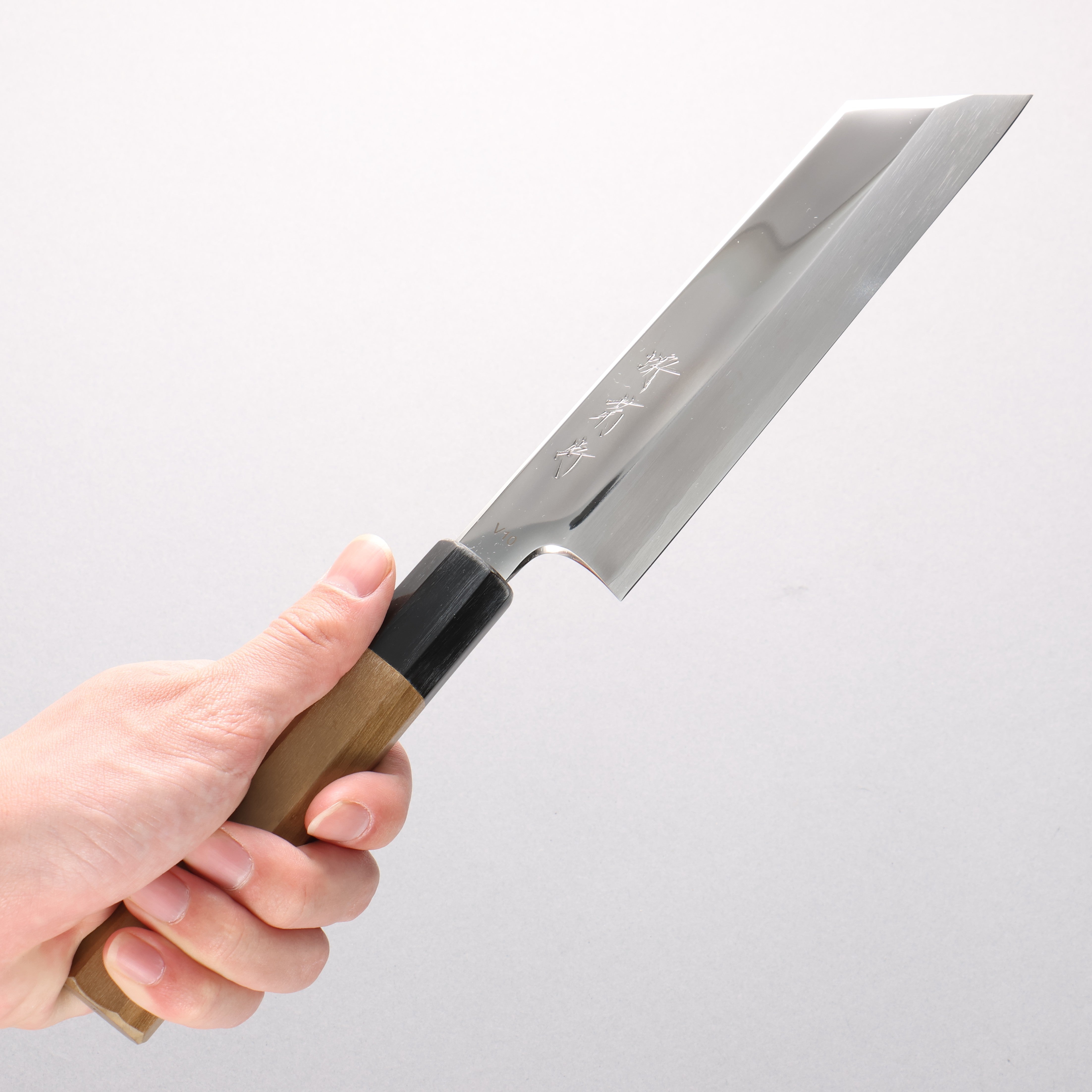 Kikumori VG10 Mirrored Finish Mukimono Japanese Chef Knife 180mm - Japanny - Best Japanese Knife