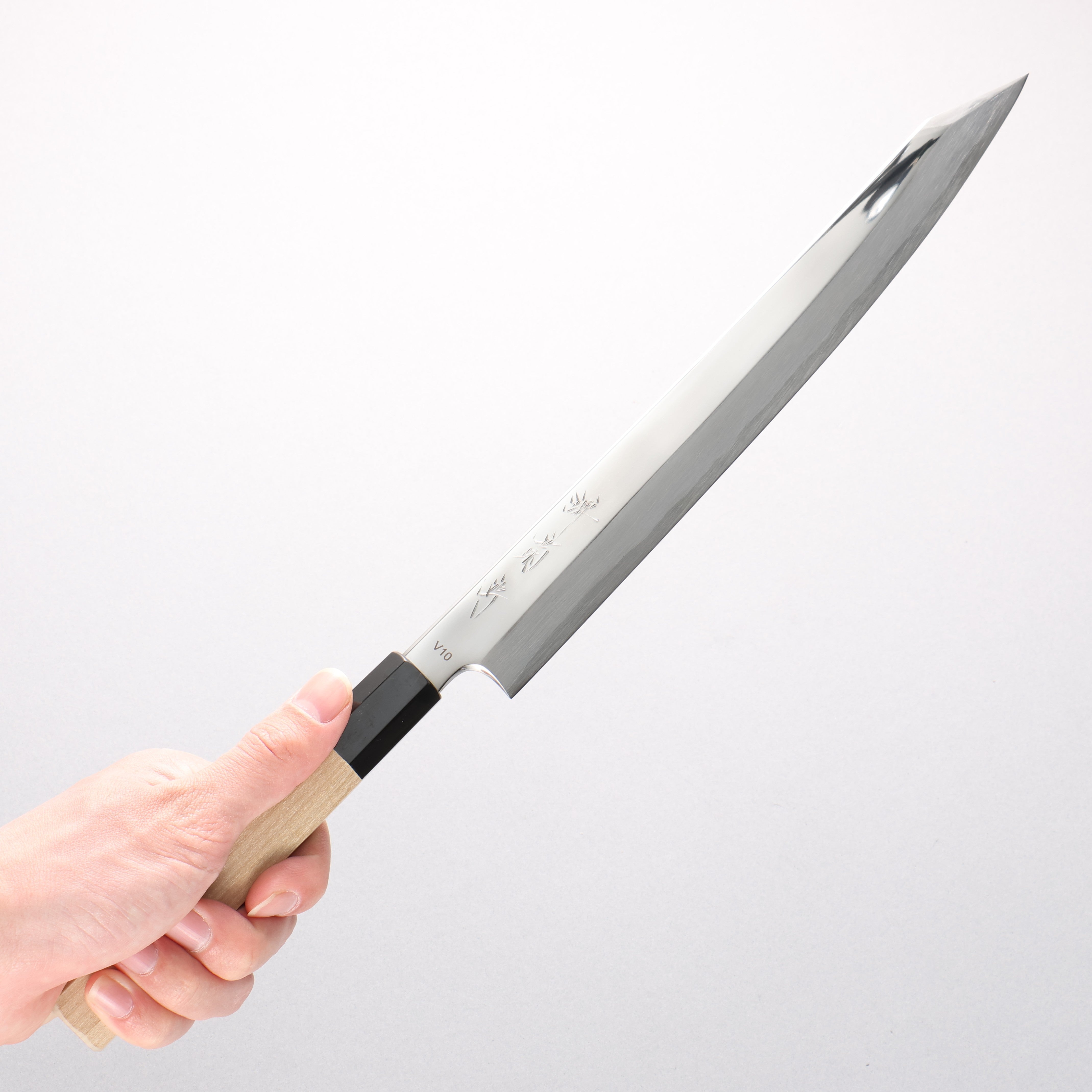 Kikumori VG10 Mirrored Finish Kiritsuke Yanagiba Japanese Chef Knife 270mm - Japanny - Best Japanese Knife