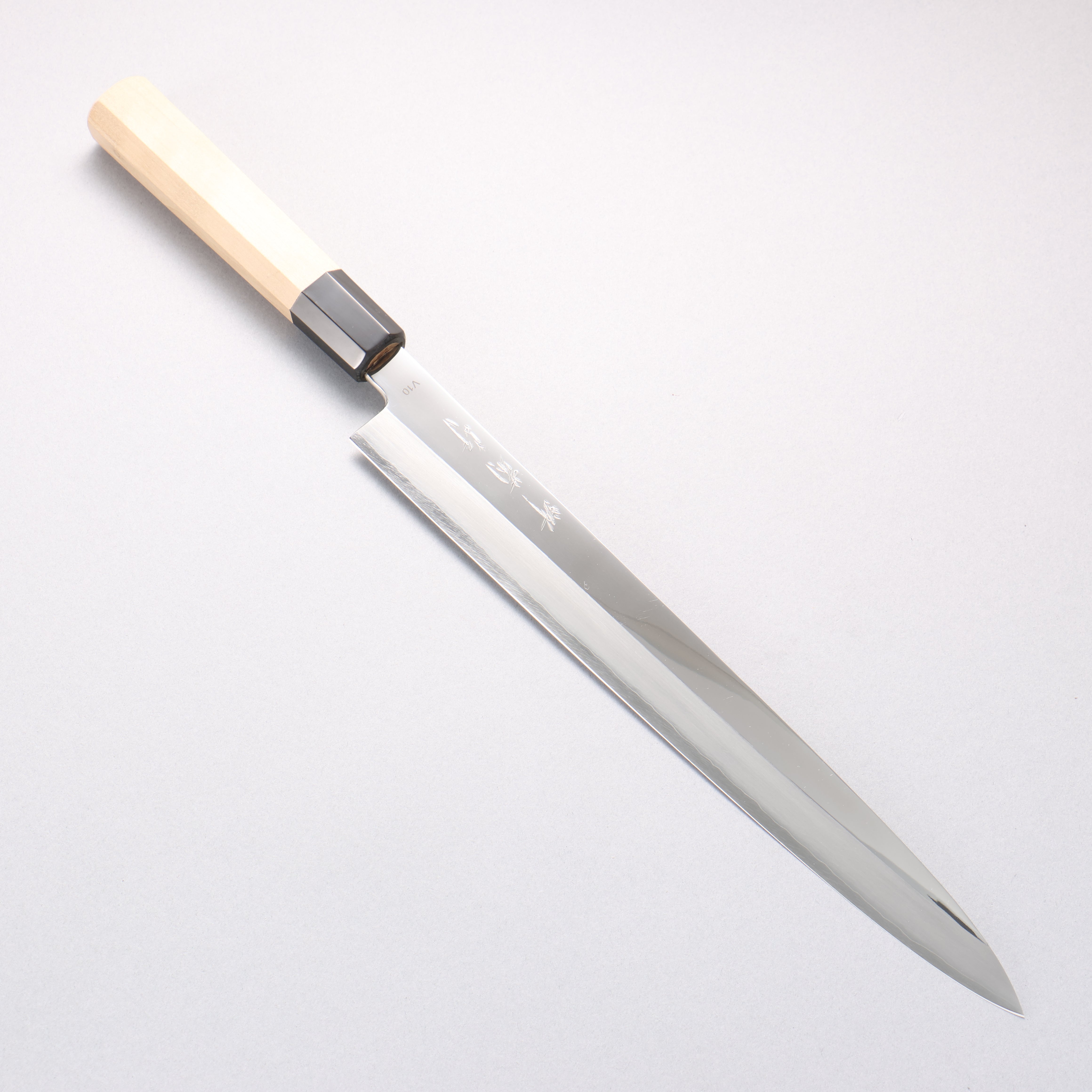Sakai Kikumori VG10 Mirrored Finish Yanagiba 300mm Magnolia Handle - Japanny - Best Japanese Knife