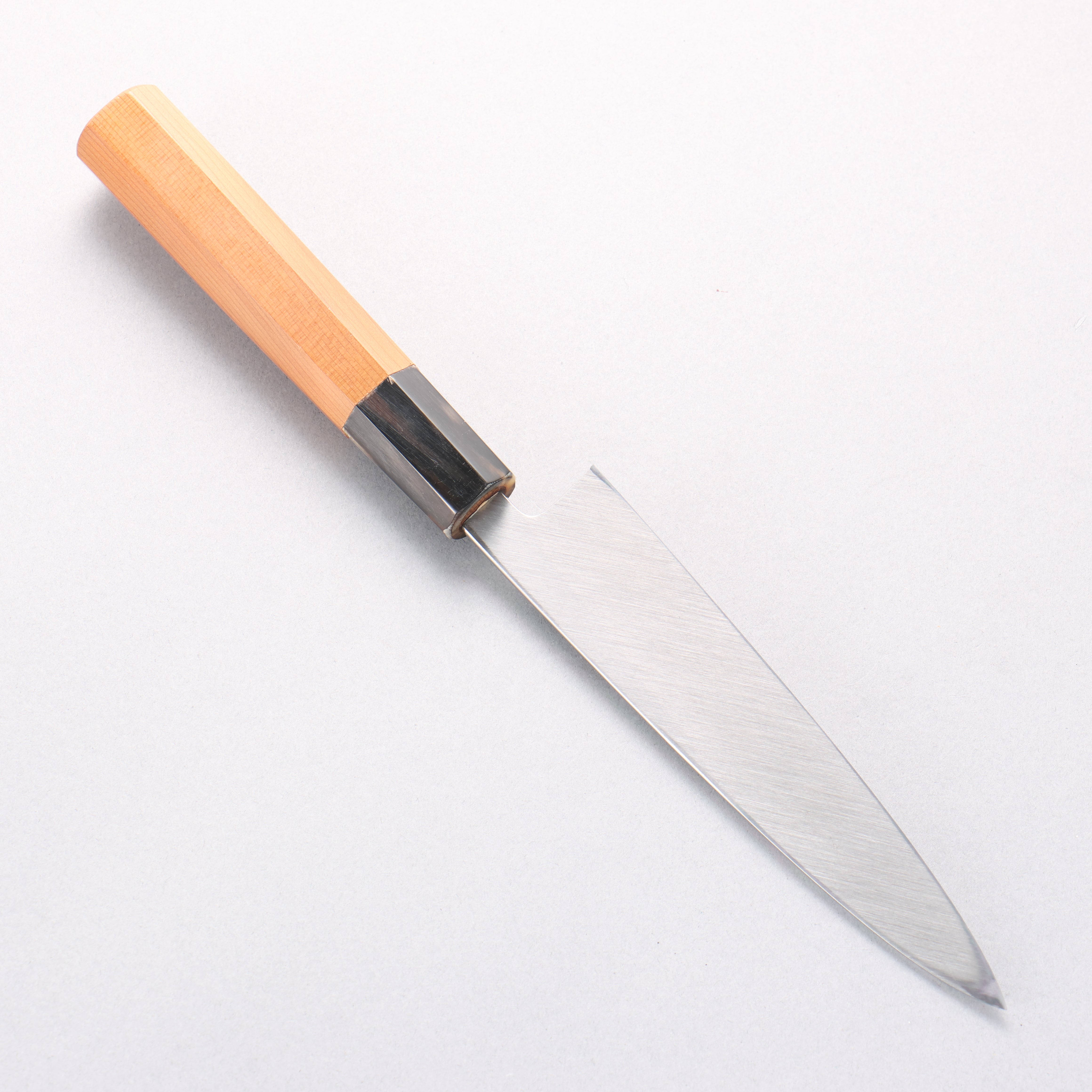 Tessen by Tanaka Tamahagane Petty-Utility 145mm Yew Tree Handle - Japanny - Best Japanese Knife