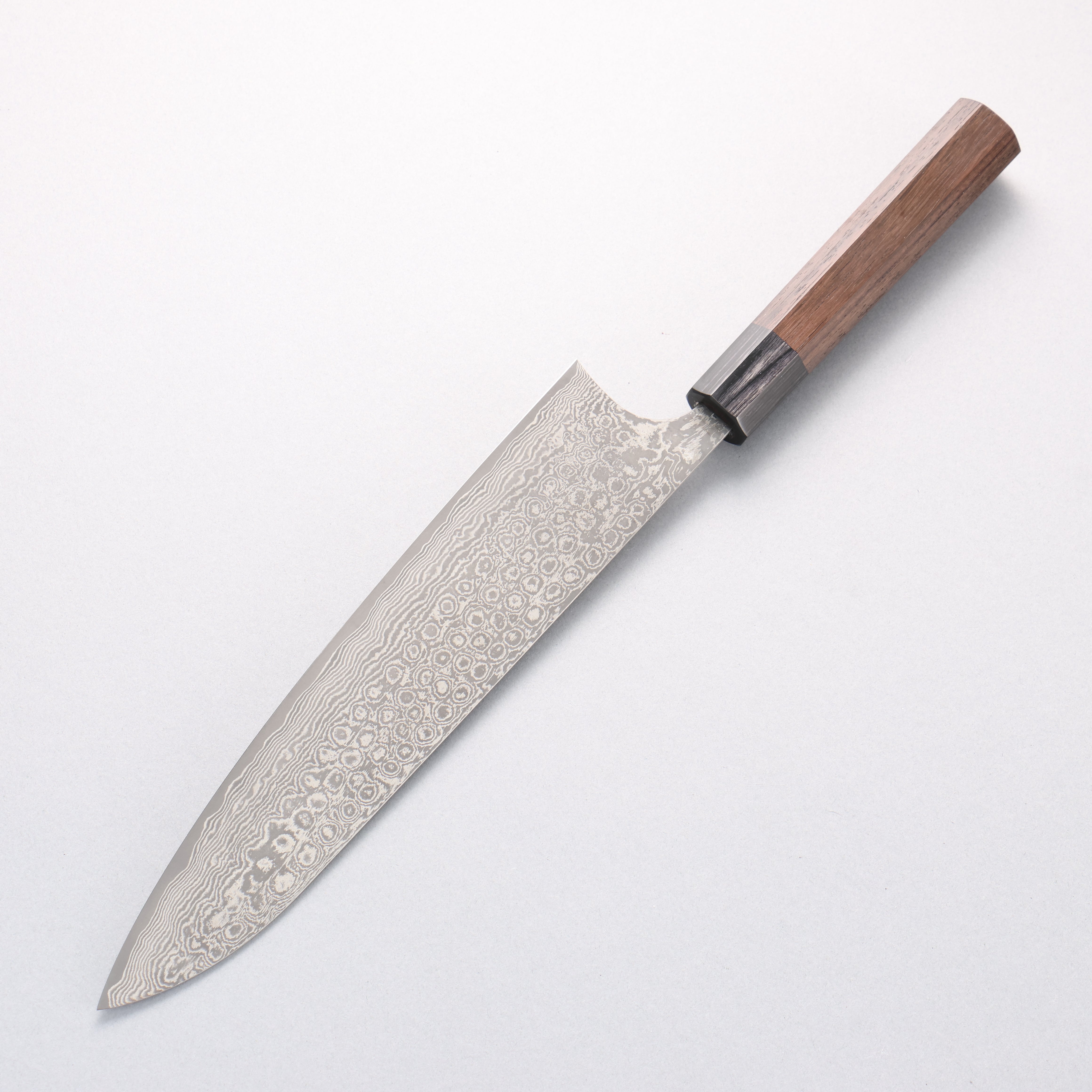 Masakage Kumo VG10 Damascus Gyuto 240mm Shitan Handle - Japanny - Best Japanese Knife