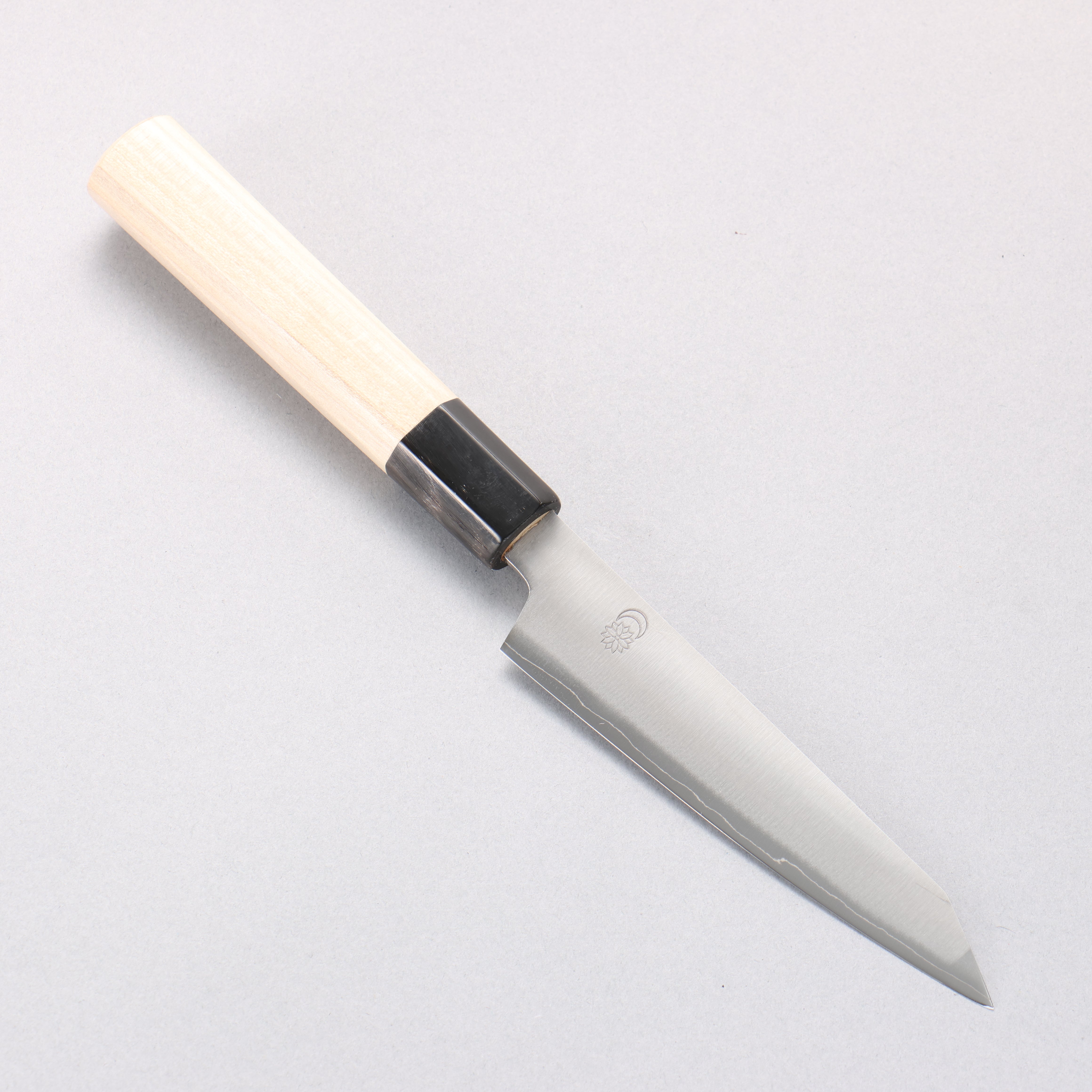 Kikuzuki Silver Steel No.3 Bokashi Kiritsuke Petty-Utility 135mm Magnolia Handle - Japanny - Best Japanese Knife