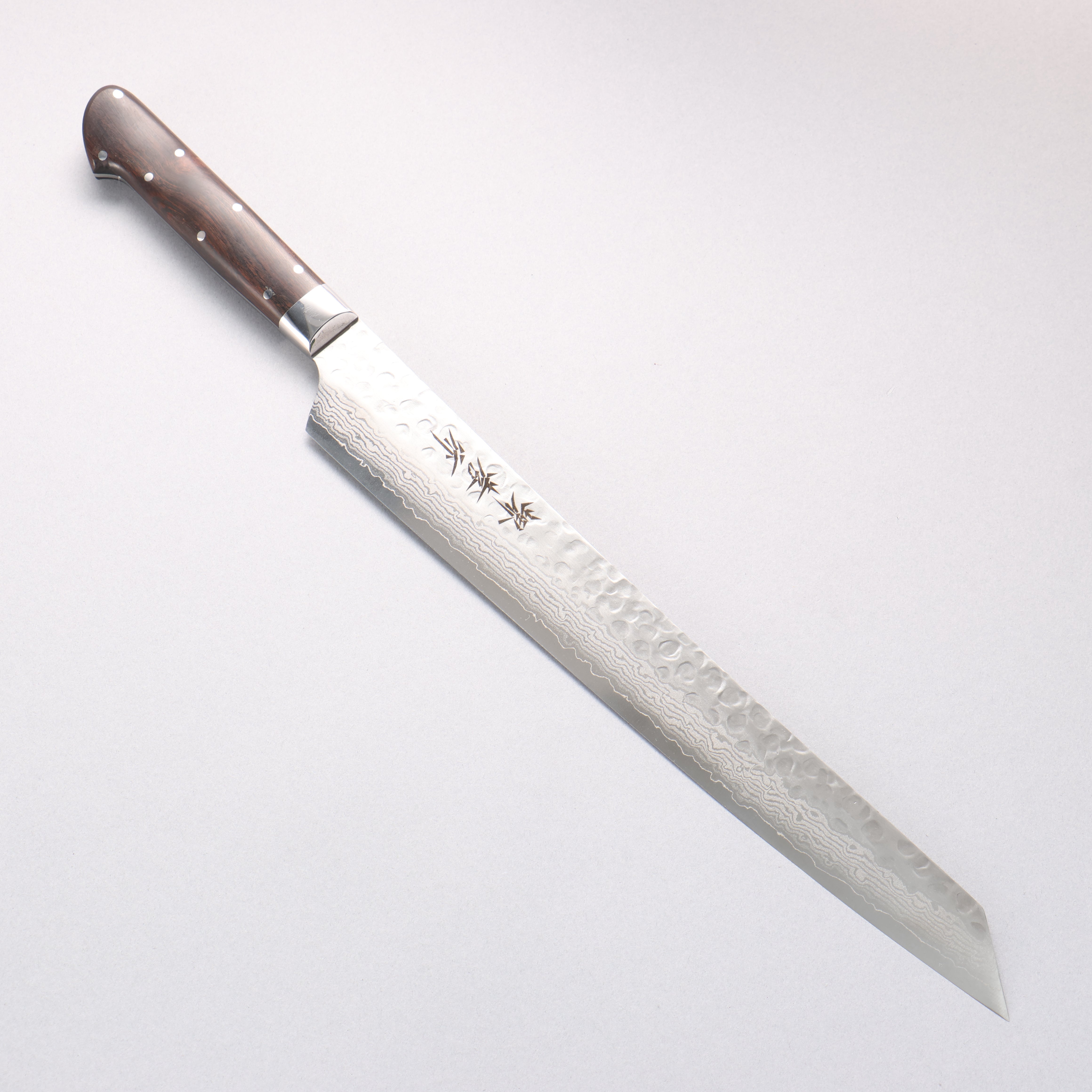 Sakai Takayuki VG10 17 Layer Damascus Kiritsuke Yanagiba 300mm Desert Ironwood(Sugihara model) Handle - Japanny - Best Japanese Knife