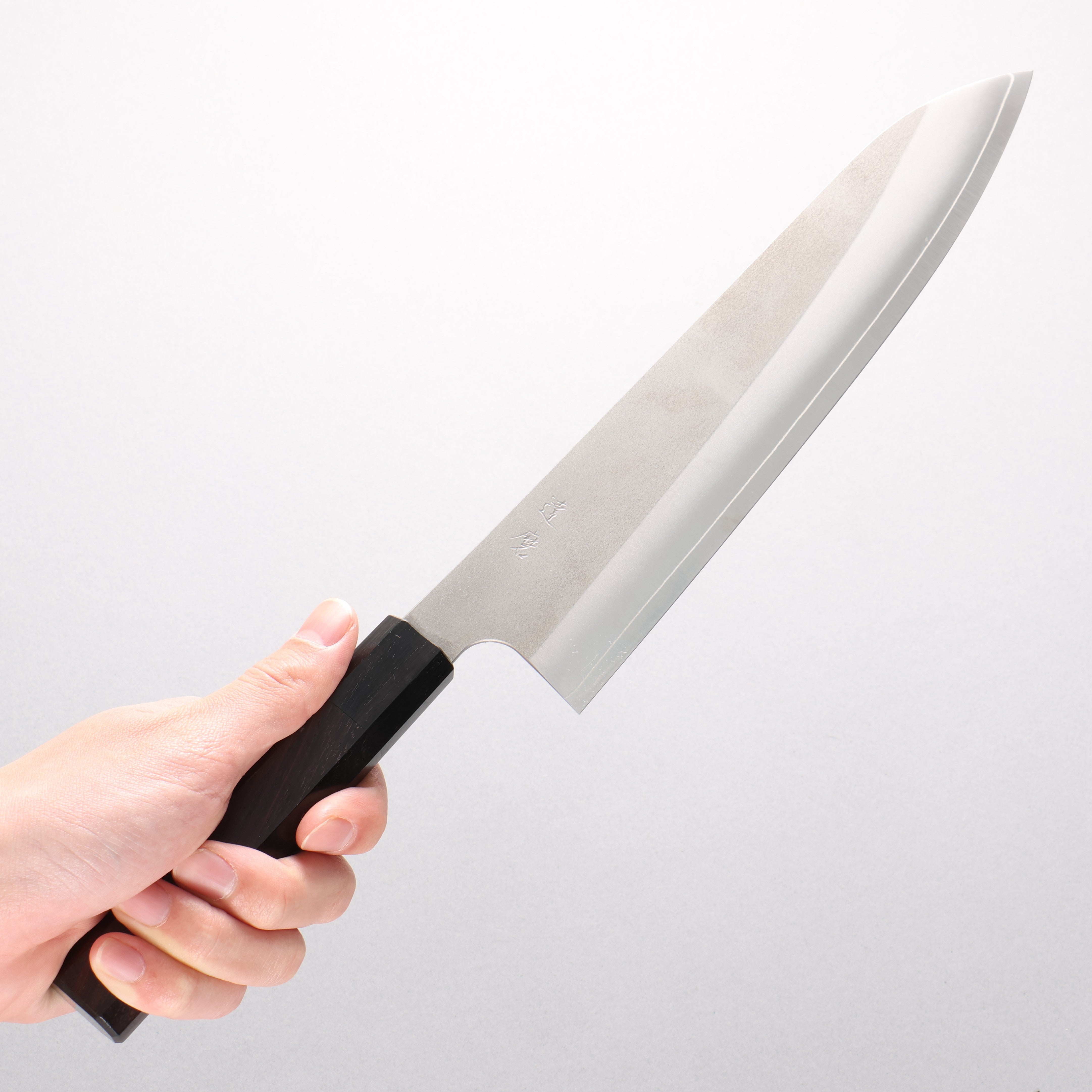 Daruma Silver Steel No.3 Gyuto 240mm Rosewood (Ferrule: Black Pakka Wood) Handle - Japanny - Best Japanese Knife