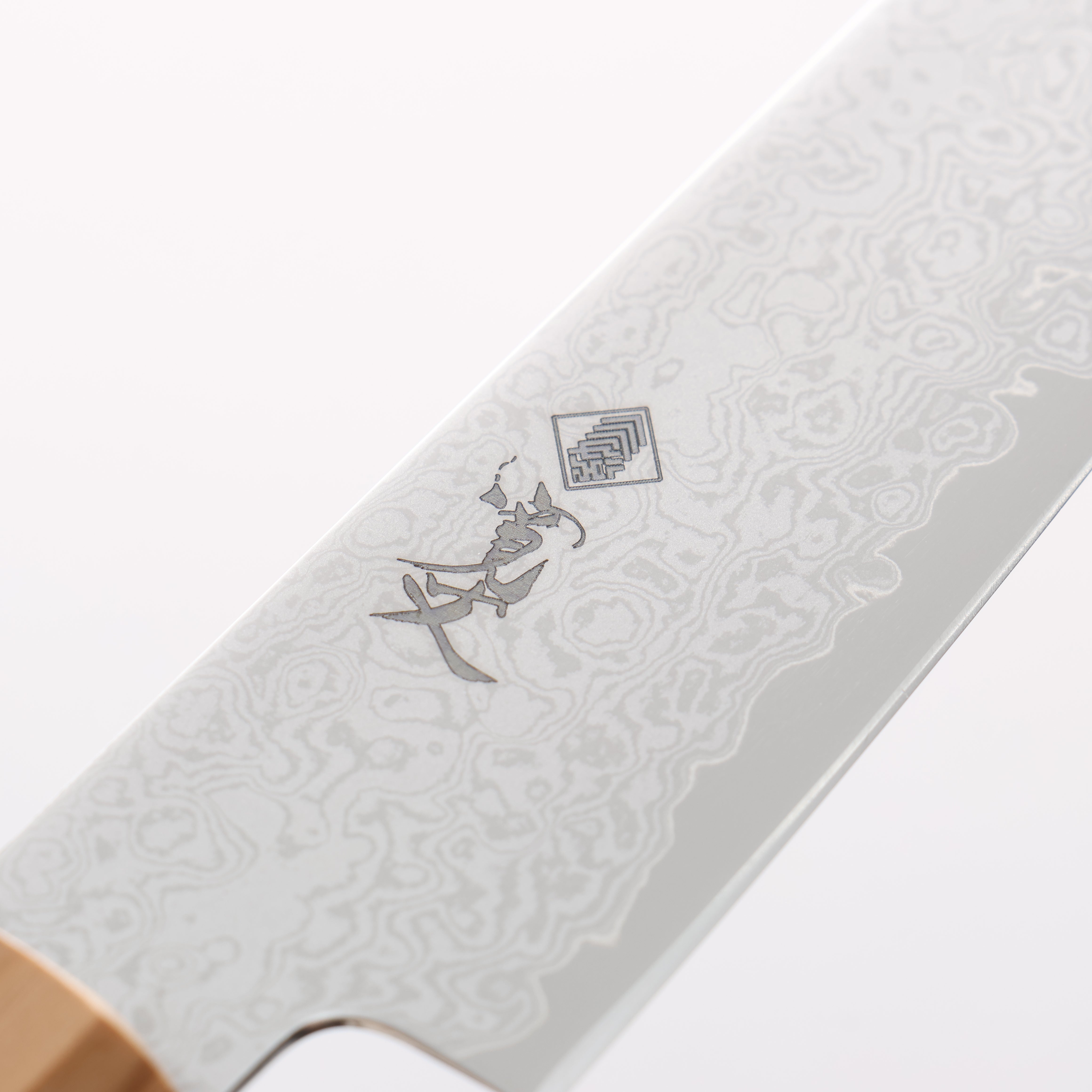 Kanjyo VG10 Damascus Kiritsuke Petty-Utility 150mm Olive tree Handle - Japanny - Best Japanese Knife