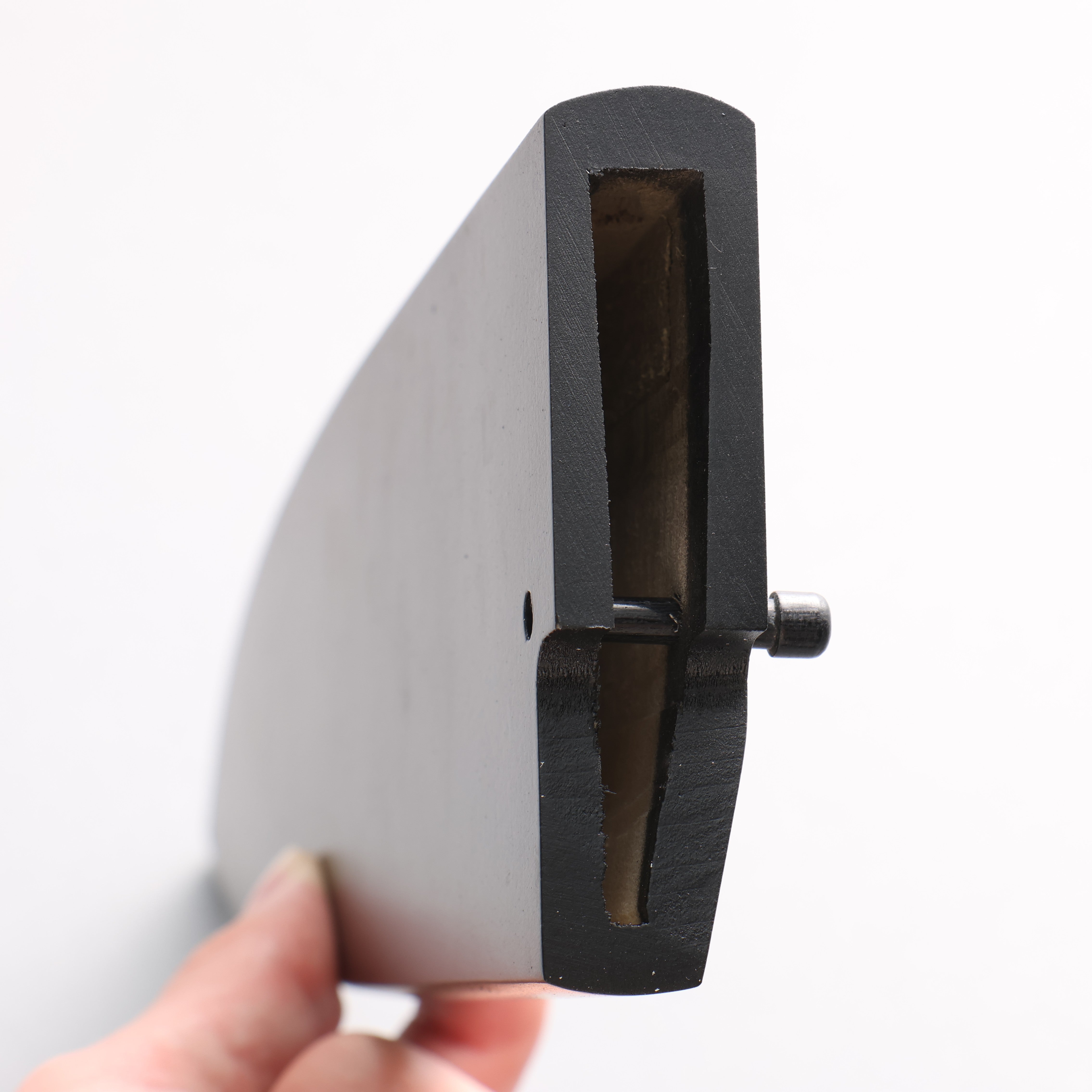 Black Magnolia Sheath for 240mm Deba with Plywood pin Kaneko - Japanny - Best Japanese Knife