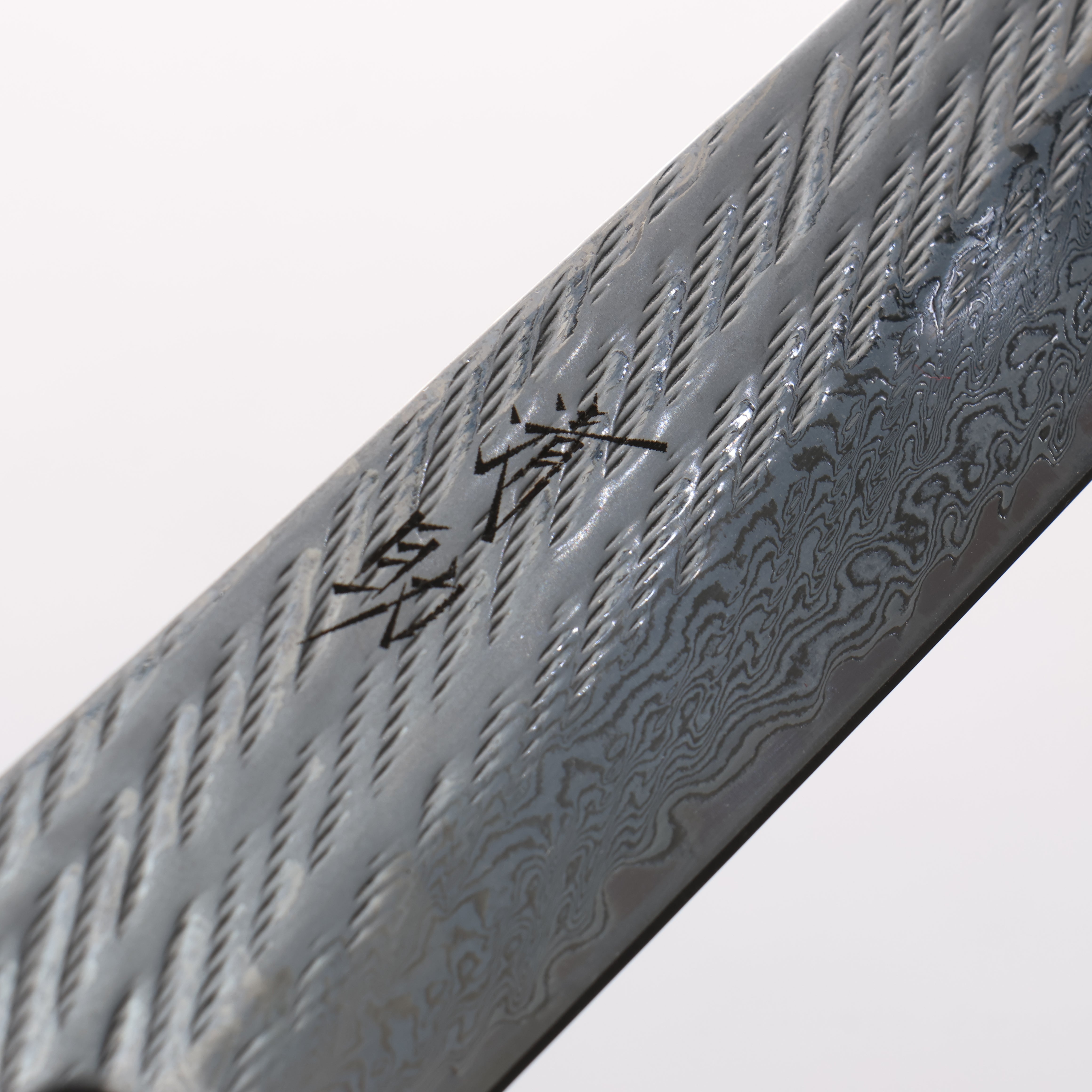 Seisuke AUS10 Damascus Rope Pattern Sujihiki 240mm Burnt Oak Handle - Japanny - Best Japanese Knife