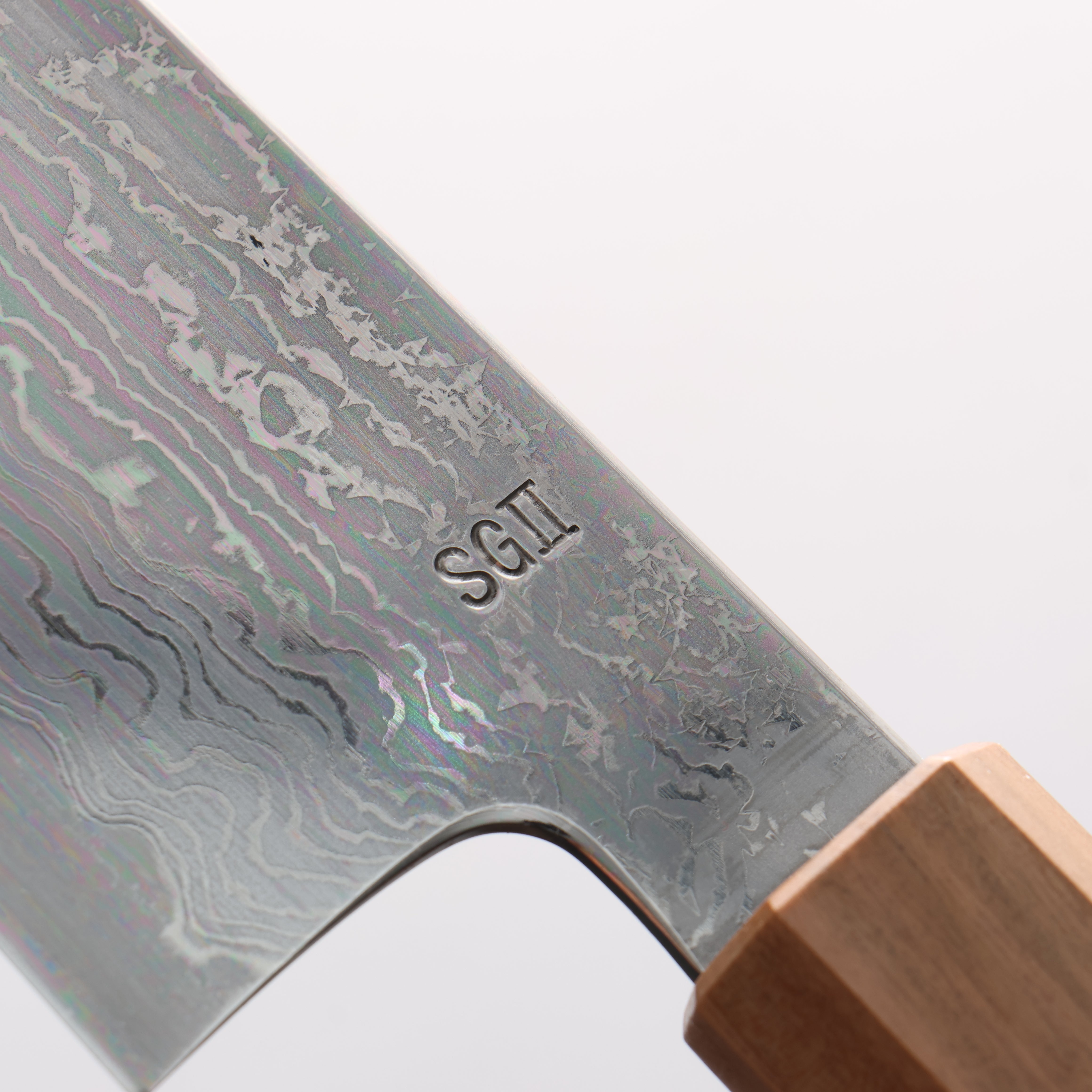 Naohito Myojin SG2 Damascus Gyuto 210mm Cherry Wood (Pink Ring) Handle - Japanny - Best Japanese Knife
