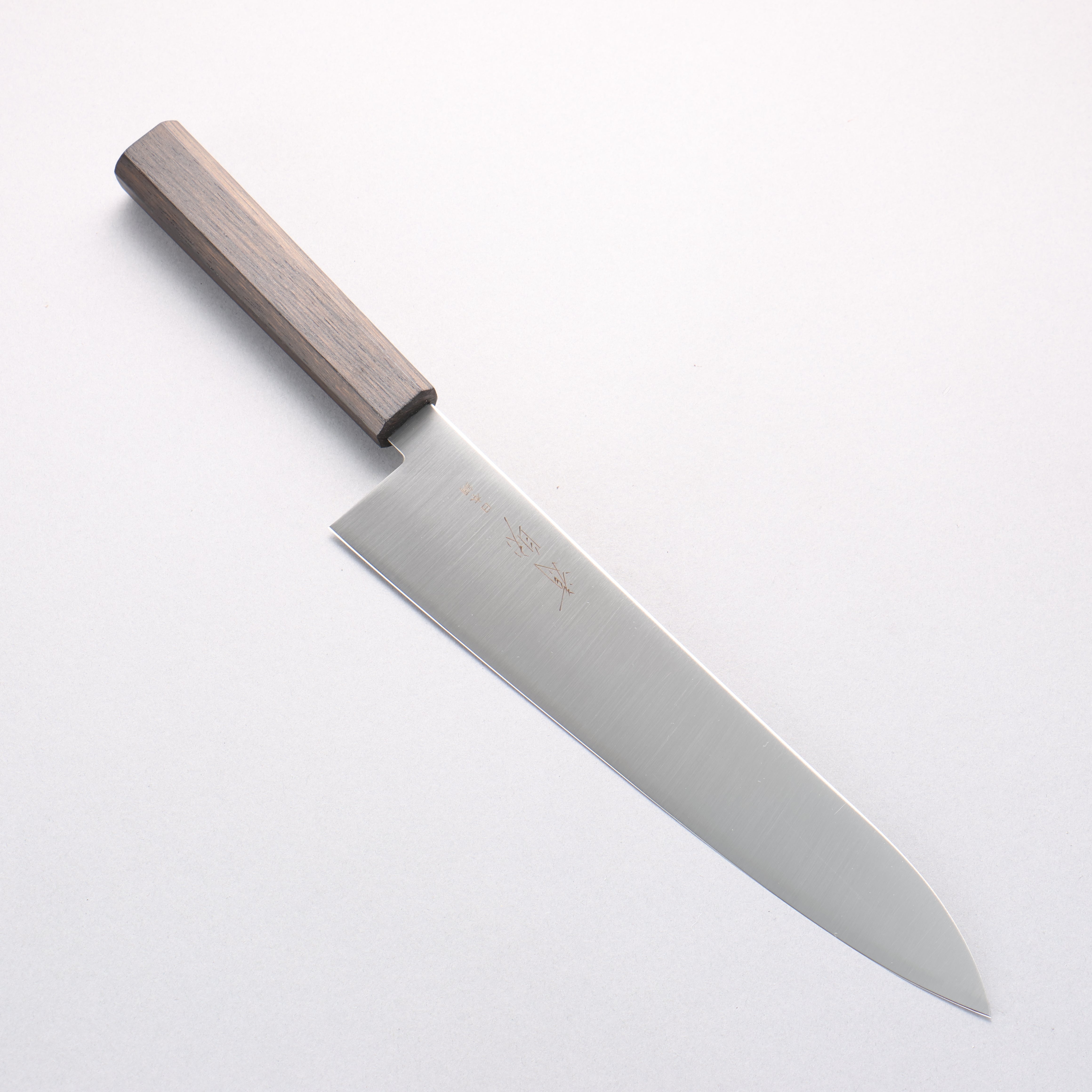 Seisuke SK-4 Gyuto 210mm Burnt Oak (Lacquered) Handle - Japanny - Best Japanese Knife