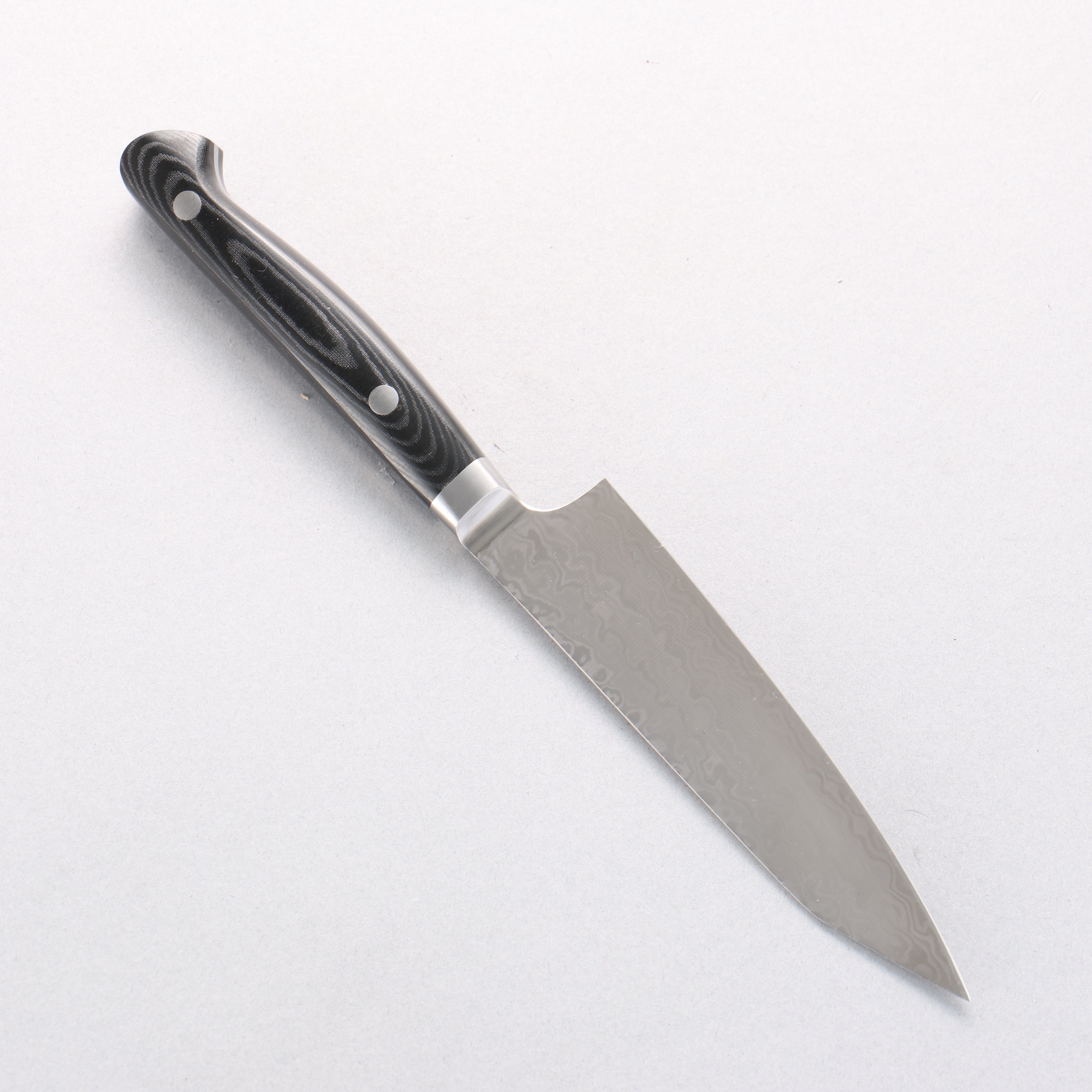 Sakai Takayuki Coreless Damascus Petty-Utility 120mm Black Micarta Handle