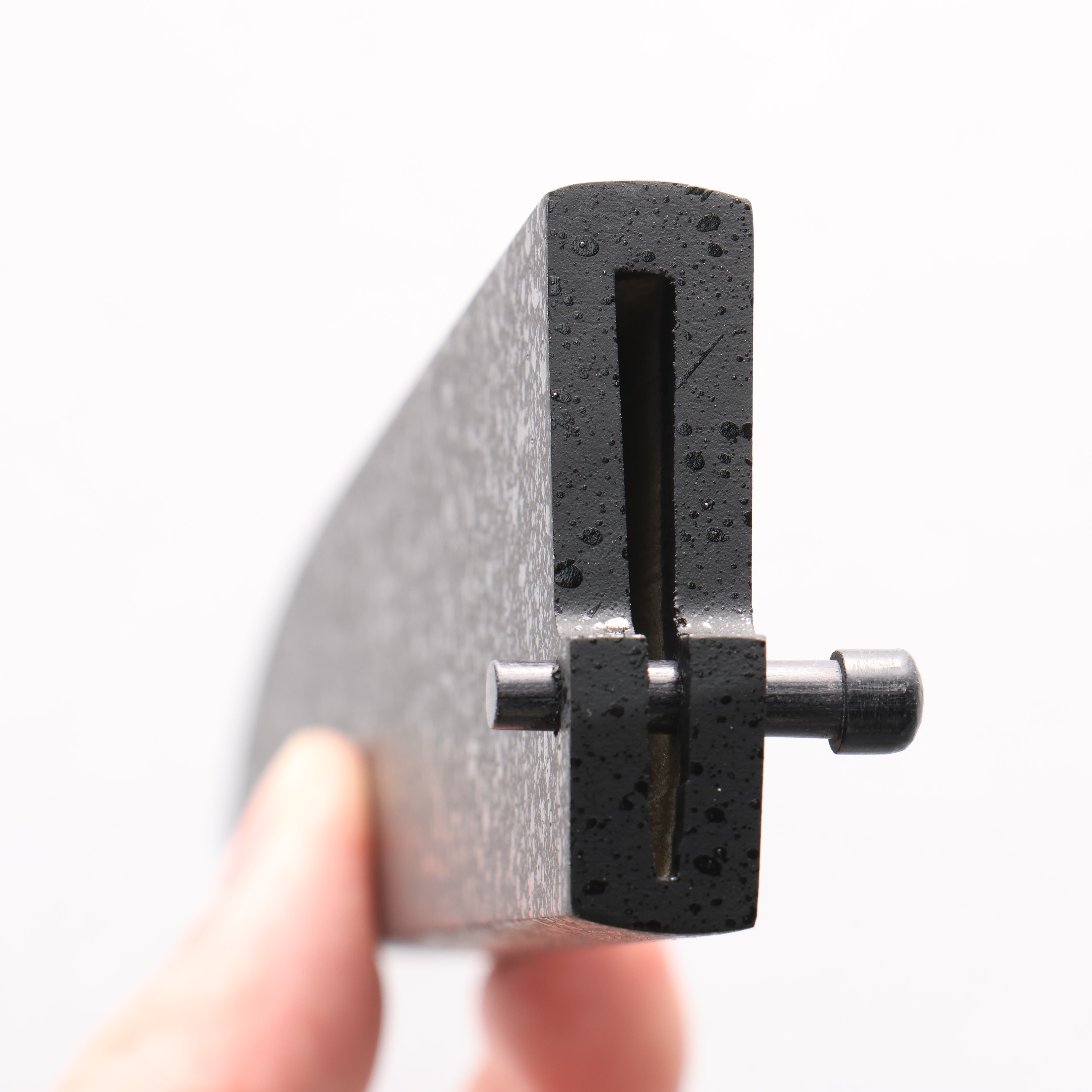 Funda Saya con diseño de arena para navaja multiusos con pasador de madera contrachapada de 150 mm