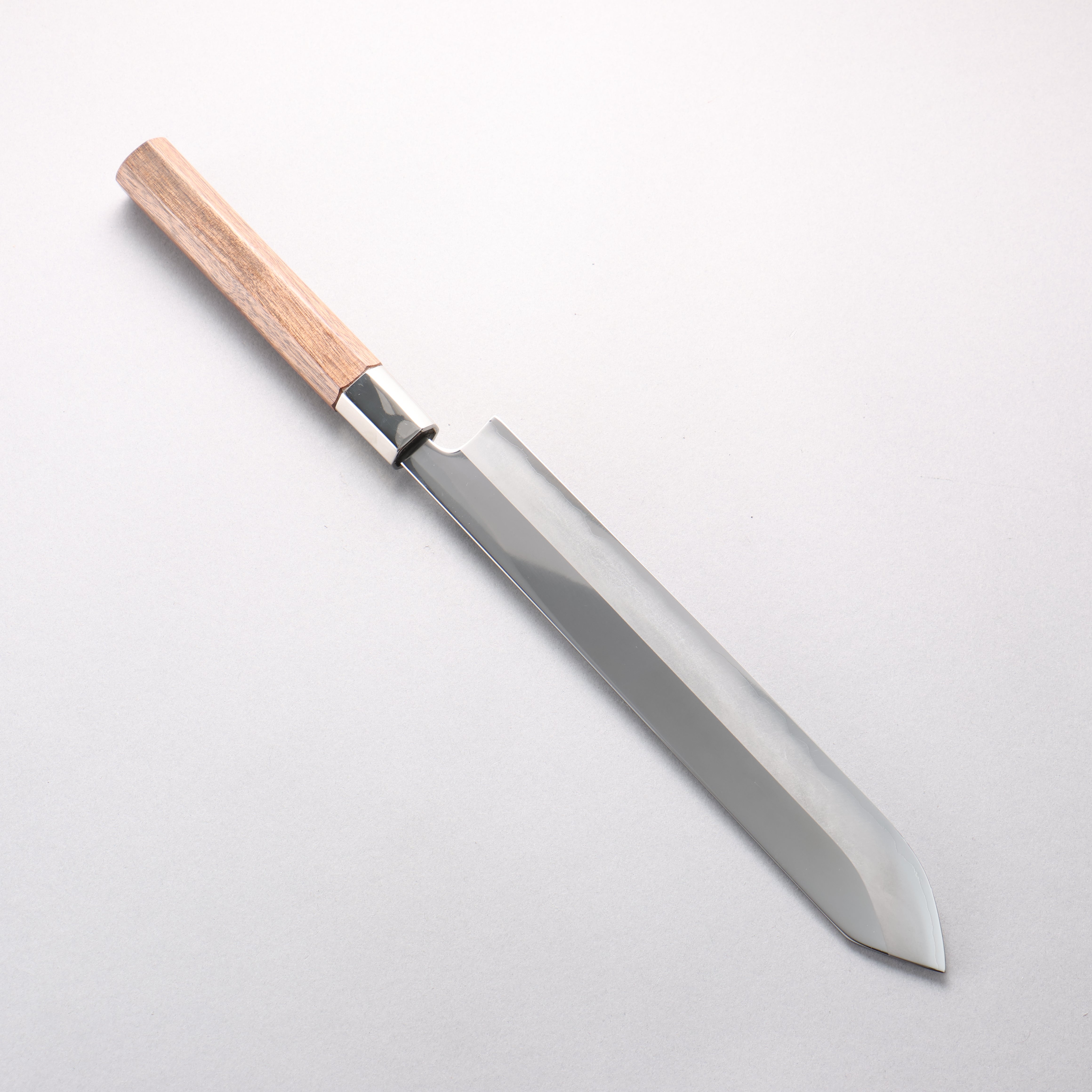 Kurotori Silver Steel No.3 Migaki Finished Bonito Knife 240mm Walnut Handle