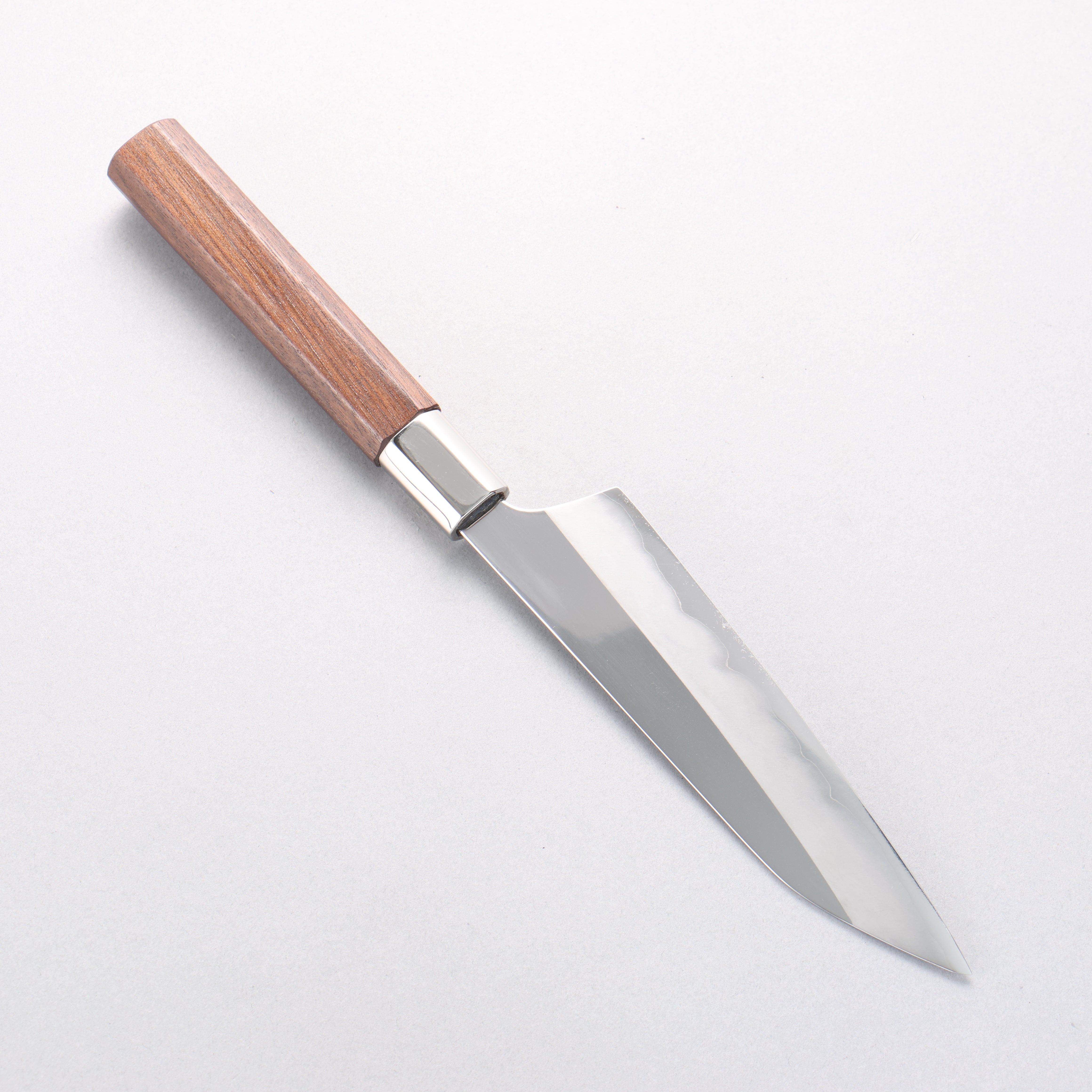 Kurotori Silver Steel No.3 Migaki Finished Petty-Utility 150mm Walnut Handle Kiku