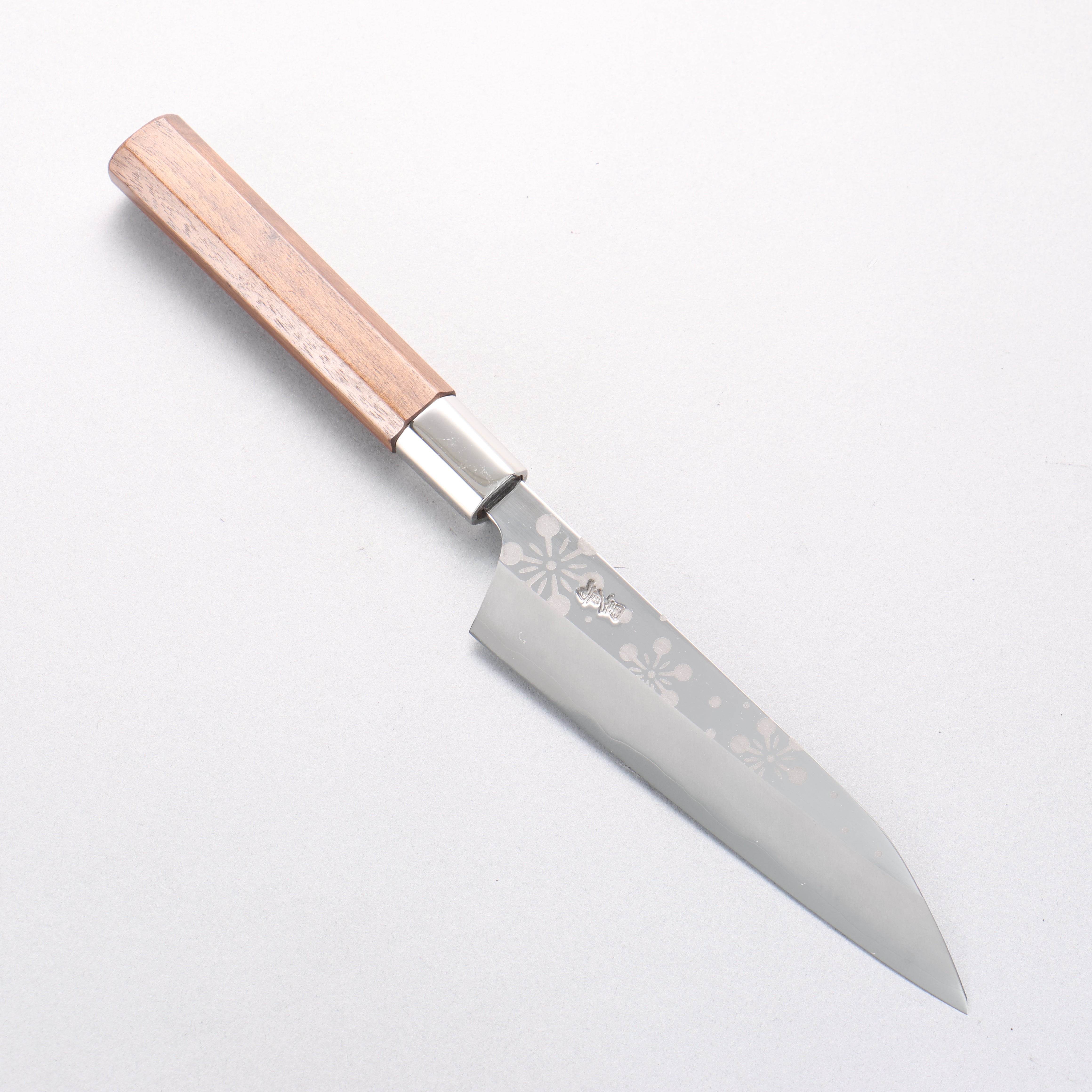 Kurotori Silver Steel No.3 Migaki Finished Petty-Utility 150mm Walnut Handle Fuuka