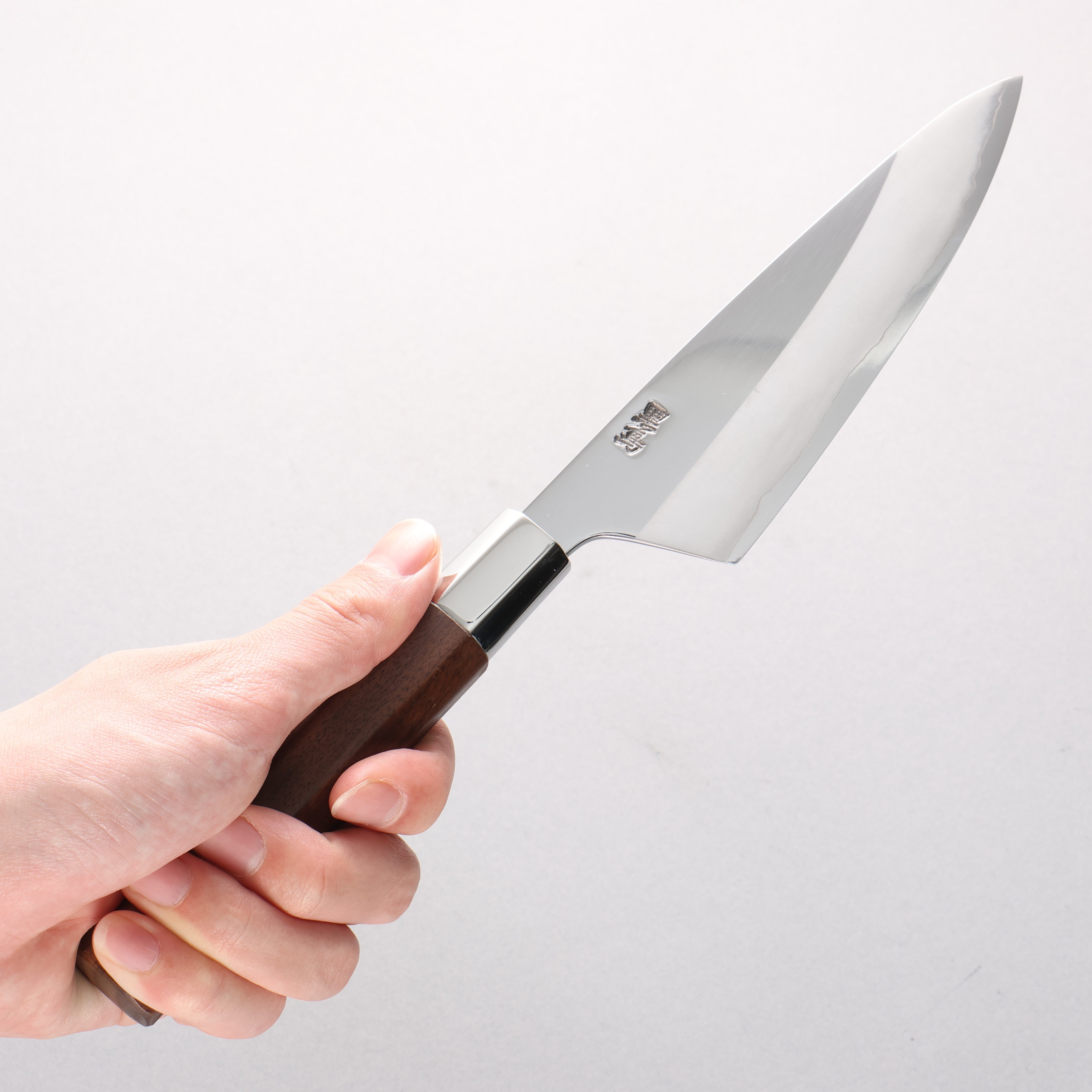 Kurotori Silver Steel No.3 Migaki Finished Original 135mm Walnut Handle