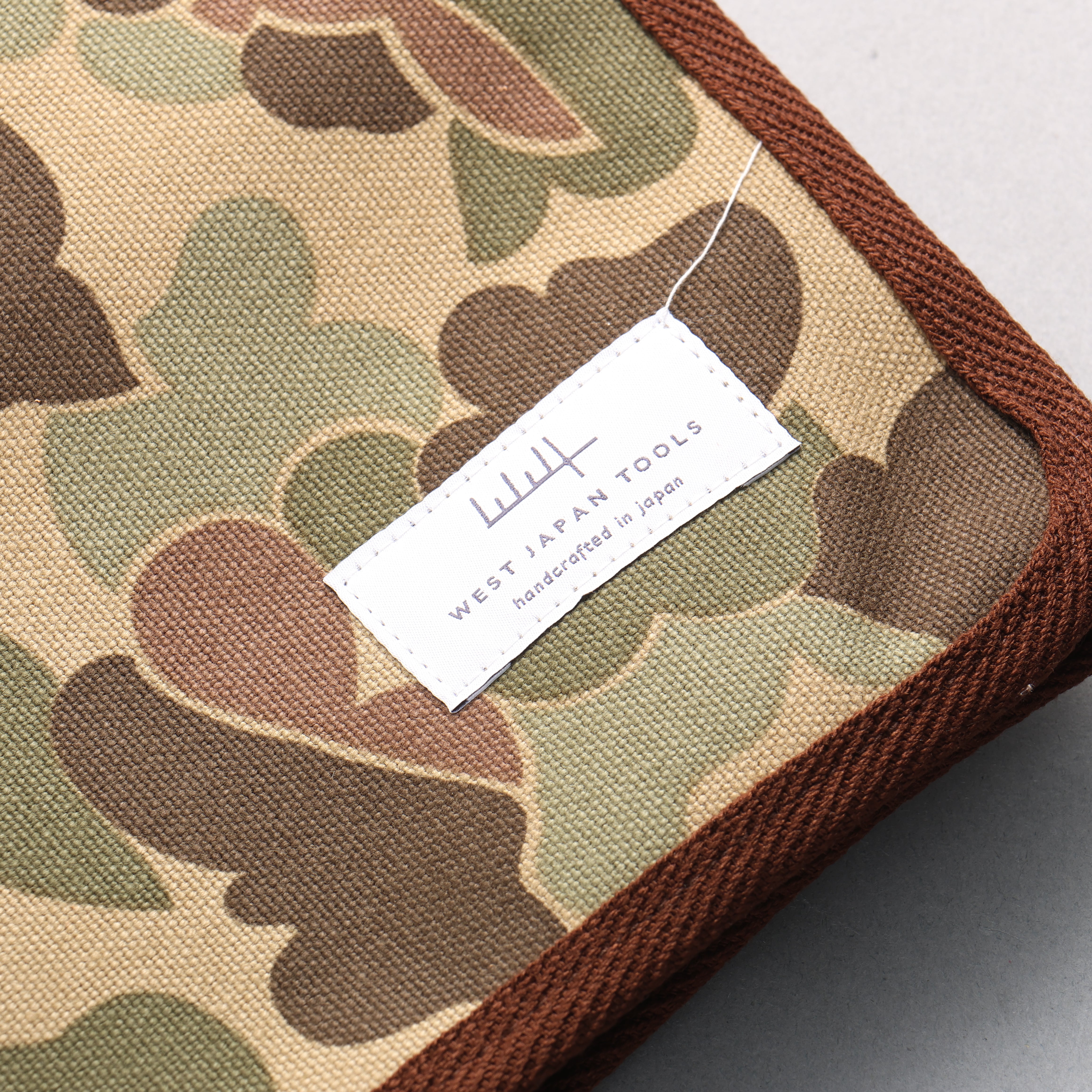 West Japan Tools Knife roll with 6 pockets Cloth Camouflage  640mm x 510mm