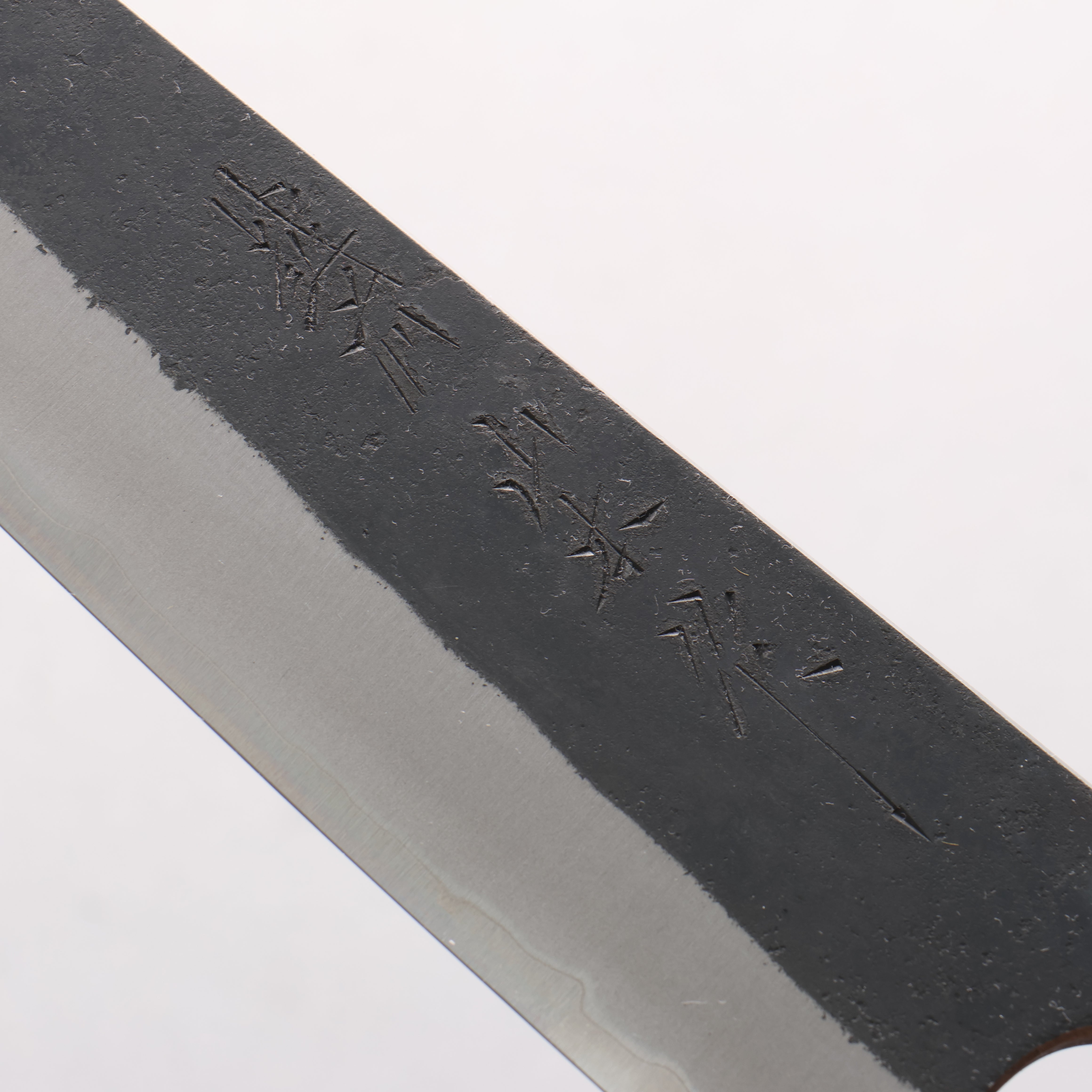 Nao Yamamoto Blue Super Kurouchi Gyuto 210mm Walnut Handle - Japanny - Best Japanese Knife