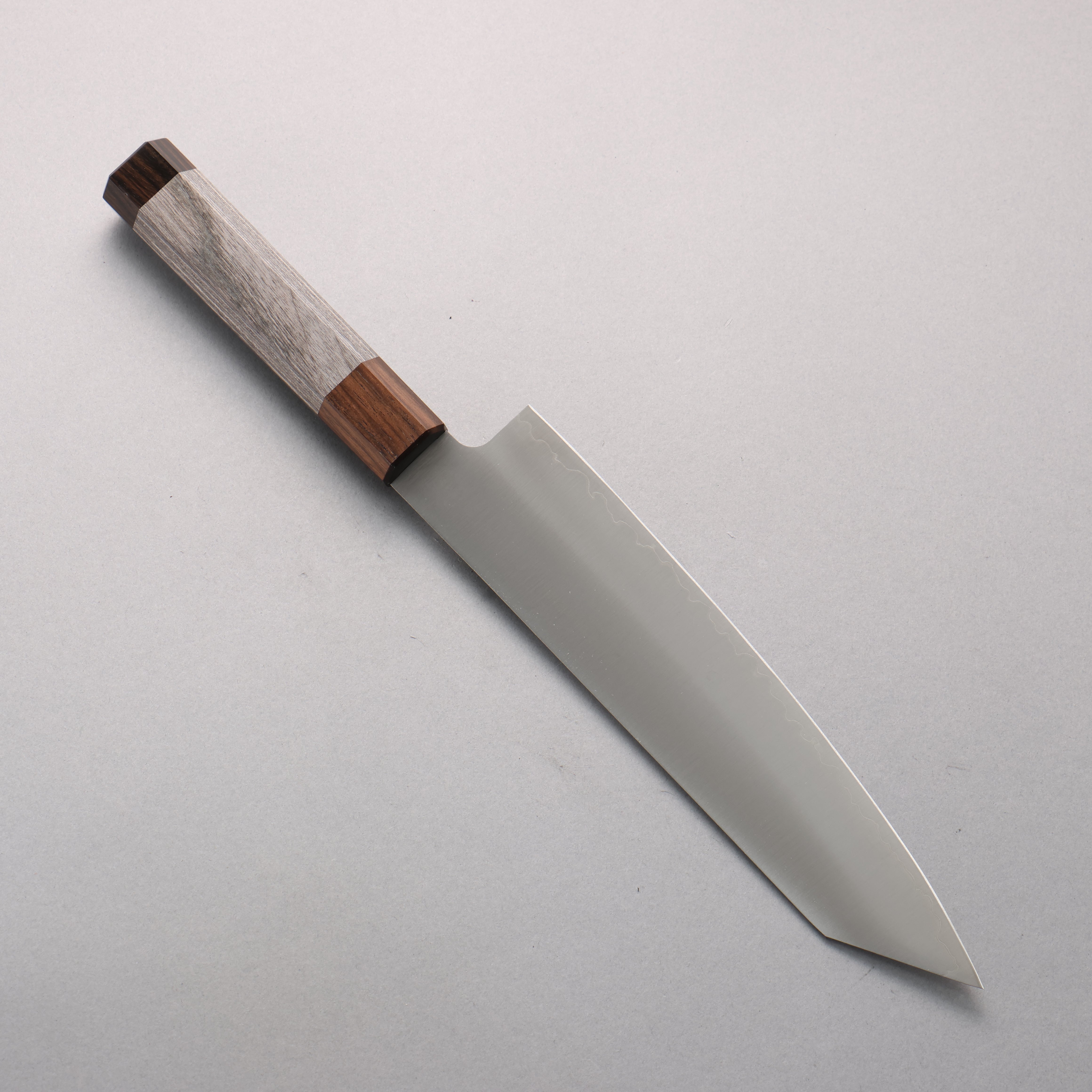 Kanetsune SG2 Kiritsuke Gyuto 210mm Gray Pakka wood Handle - Japanny - Best Japanese Knife