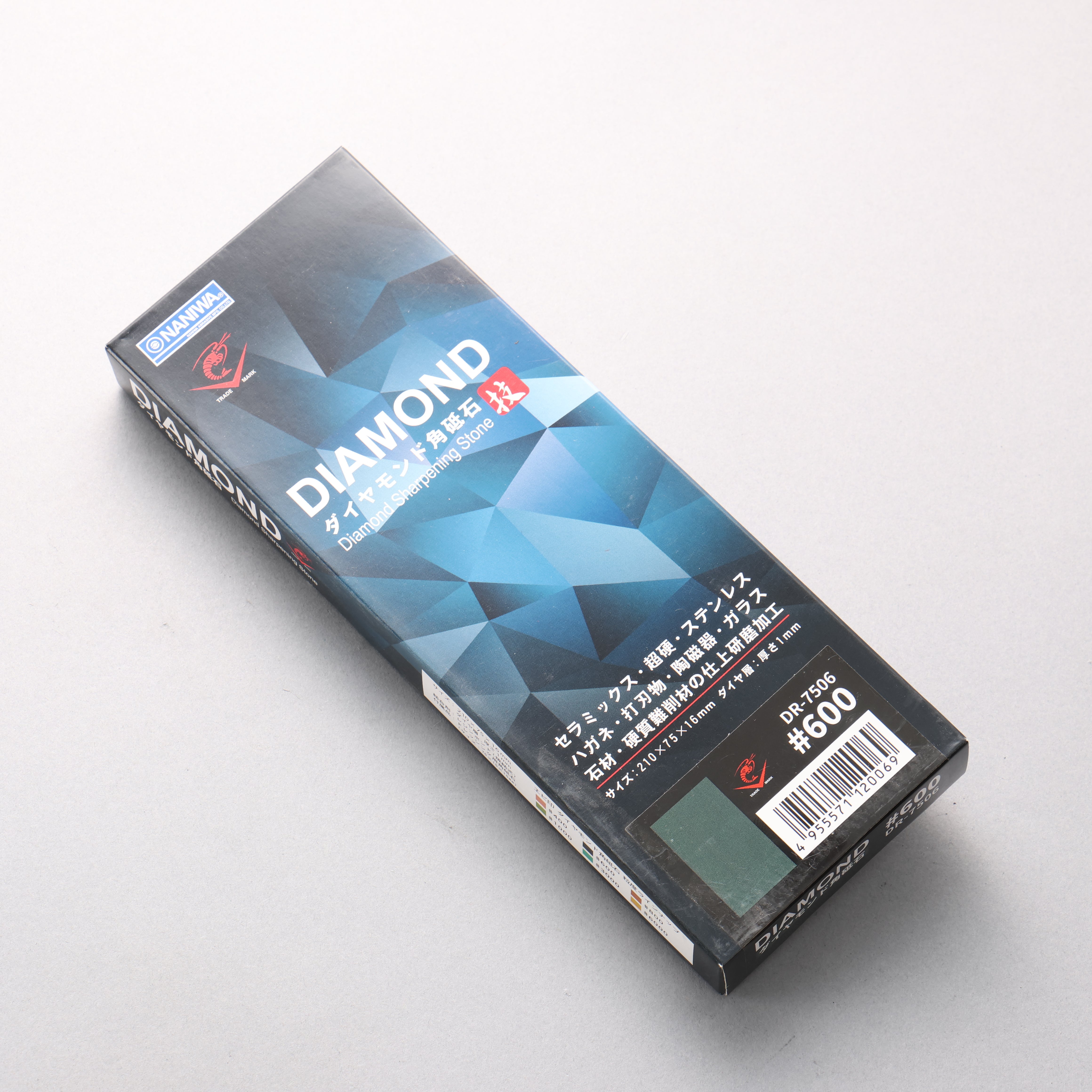 Naniwa Diamond Sharpening Stone #600 DR-7506 210 x 75 x 16mm - Japanny - Best Japanese Knife
