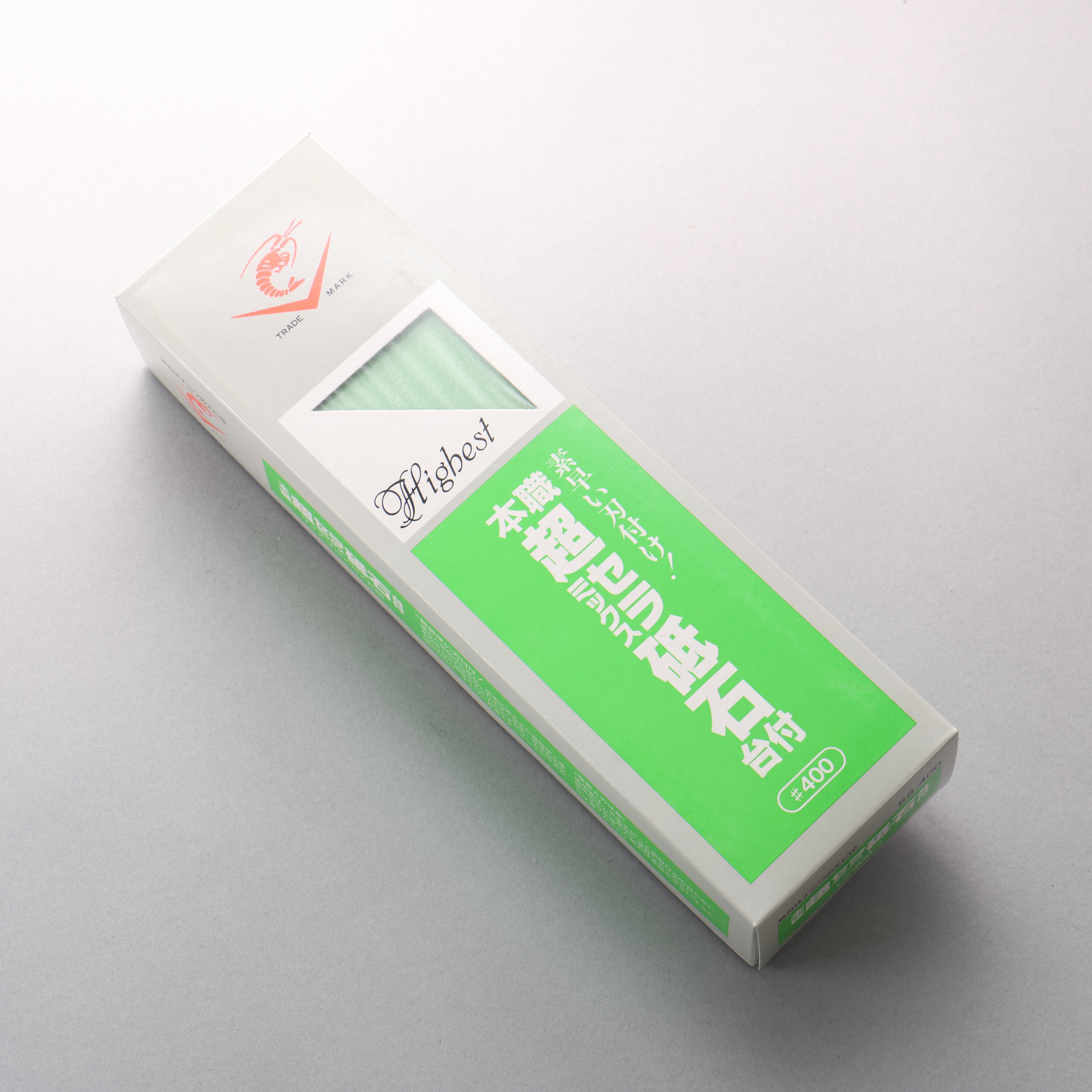 Naniwa Chou Ceramics with Base Sharpening Stone #400 SS-400 210 x 70 x 25mm - Japanny - Best Japanese Knife