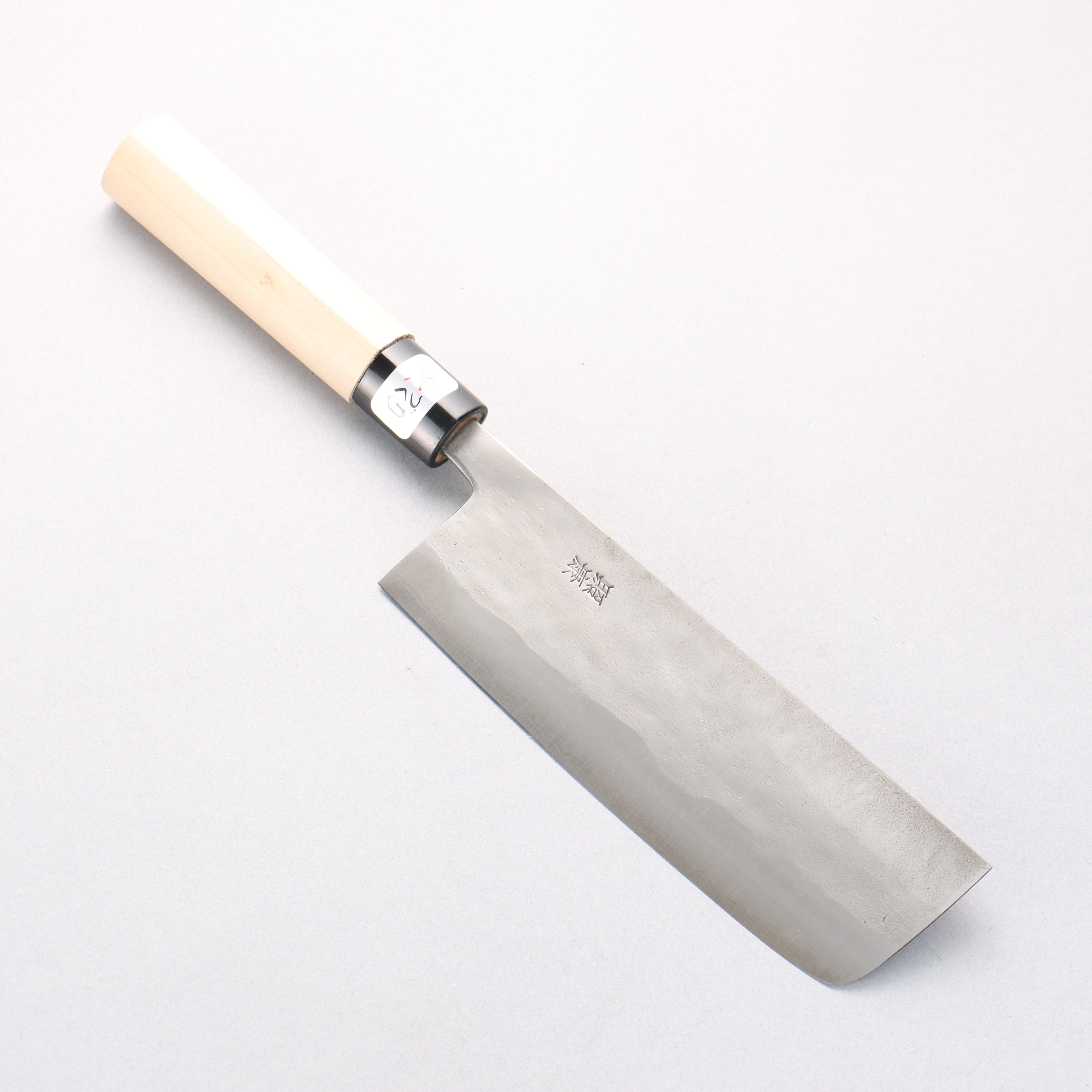 Fujiwara Teruyasu White Steel Nr. 1 Nashiji Nakiri 165 mm mit Magnoliengriff