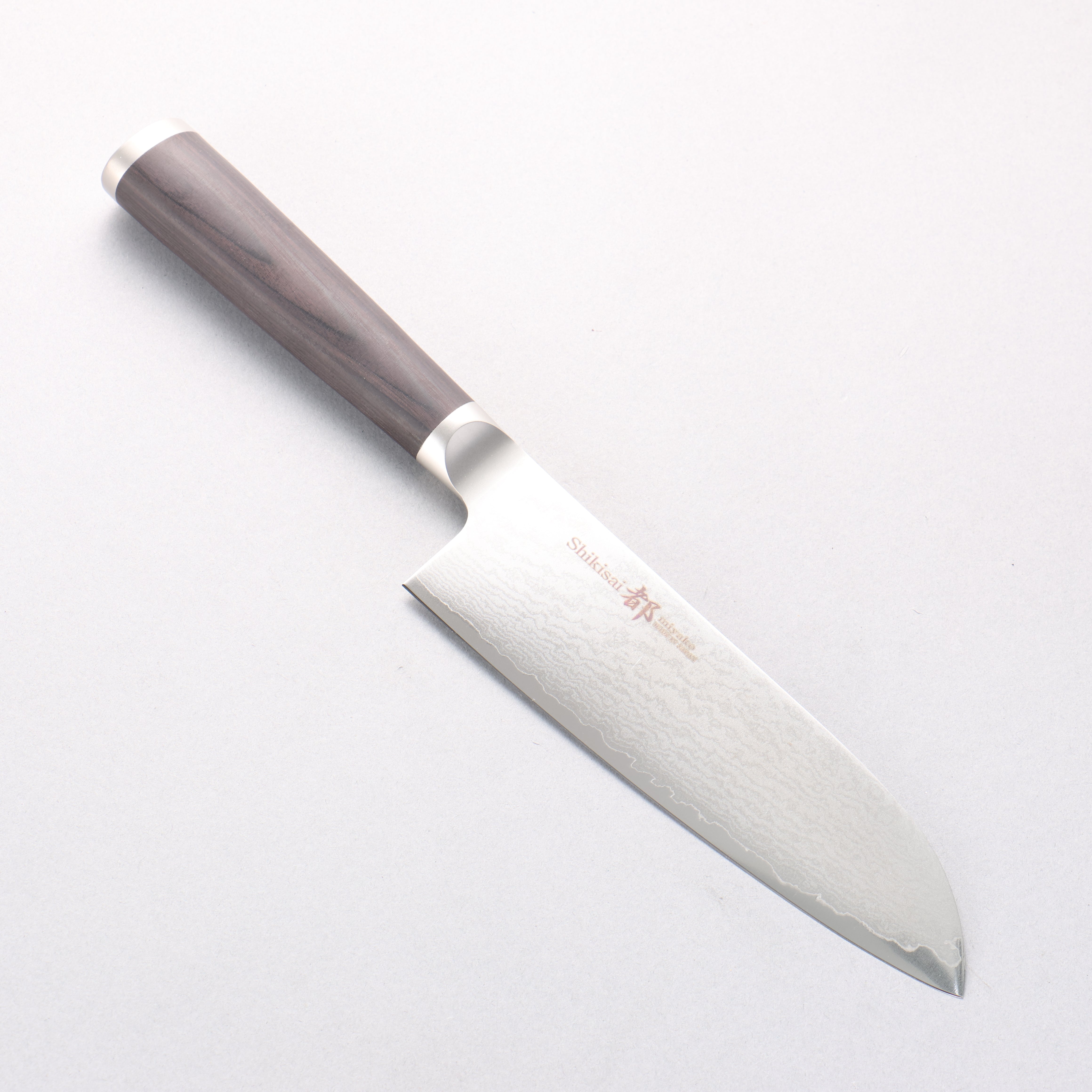 Miyako AUS8 33-lagiges Damast-Santoku 165 mm