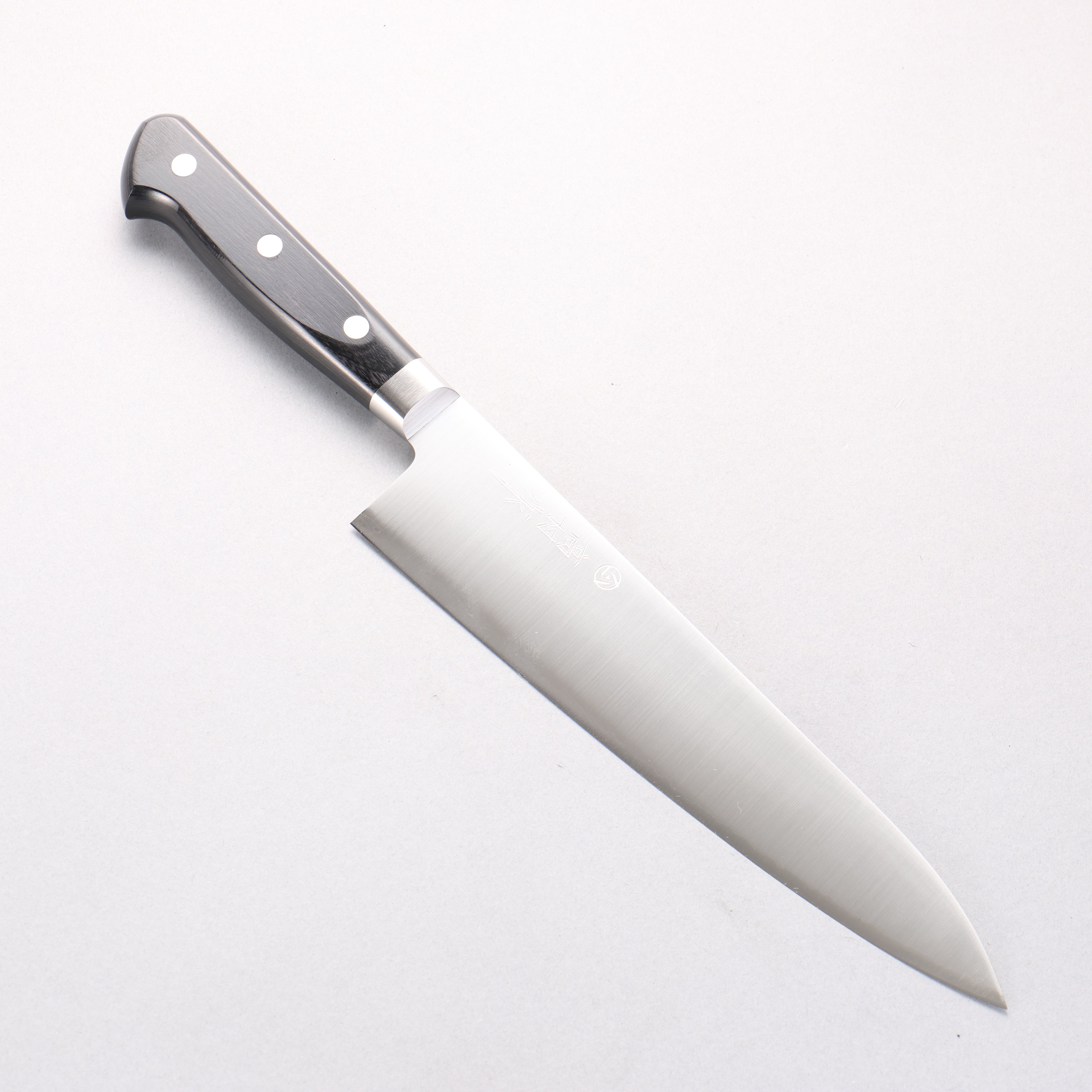 Takamura Knives VG10 Migaki Finished Gyuto 210mm Black Pakka wood Handle - Japanny - Best Japanese Knife