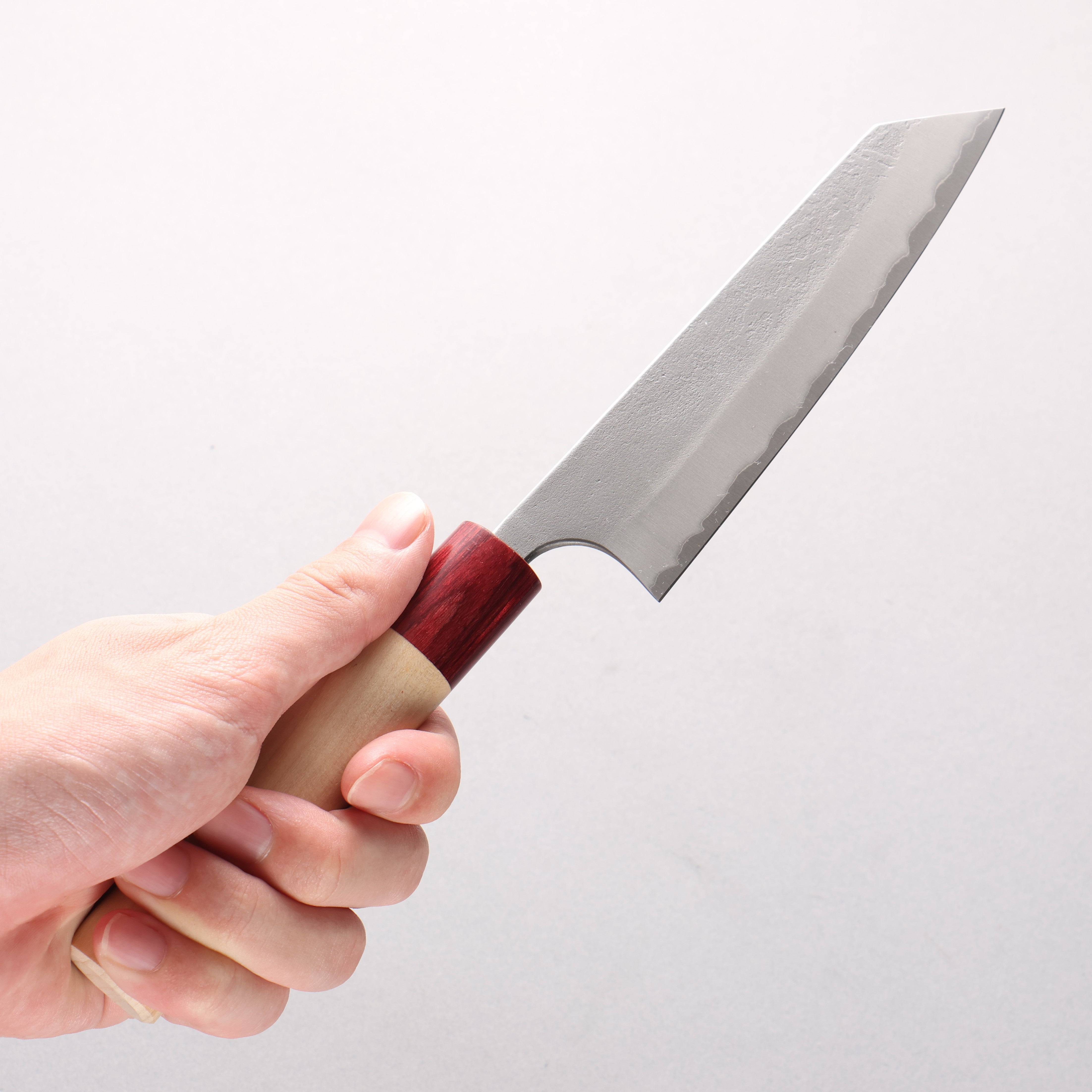 Masakage Yuki Acero Blanco No. 2 Nashiji Pequeño Bunka 130mm Mango Magnolia