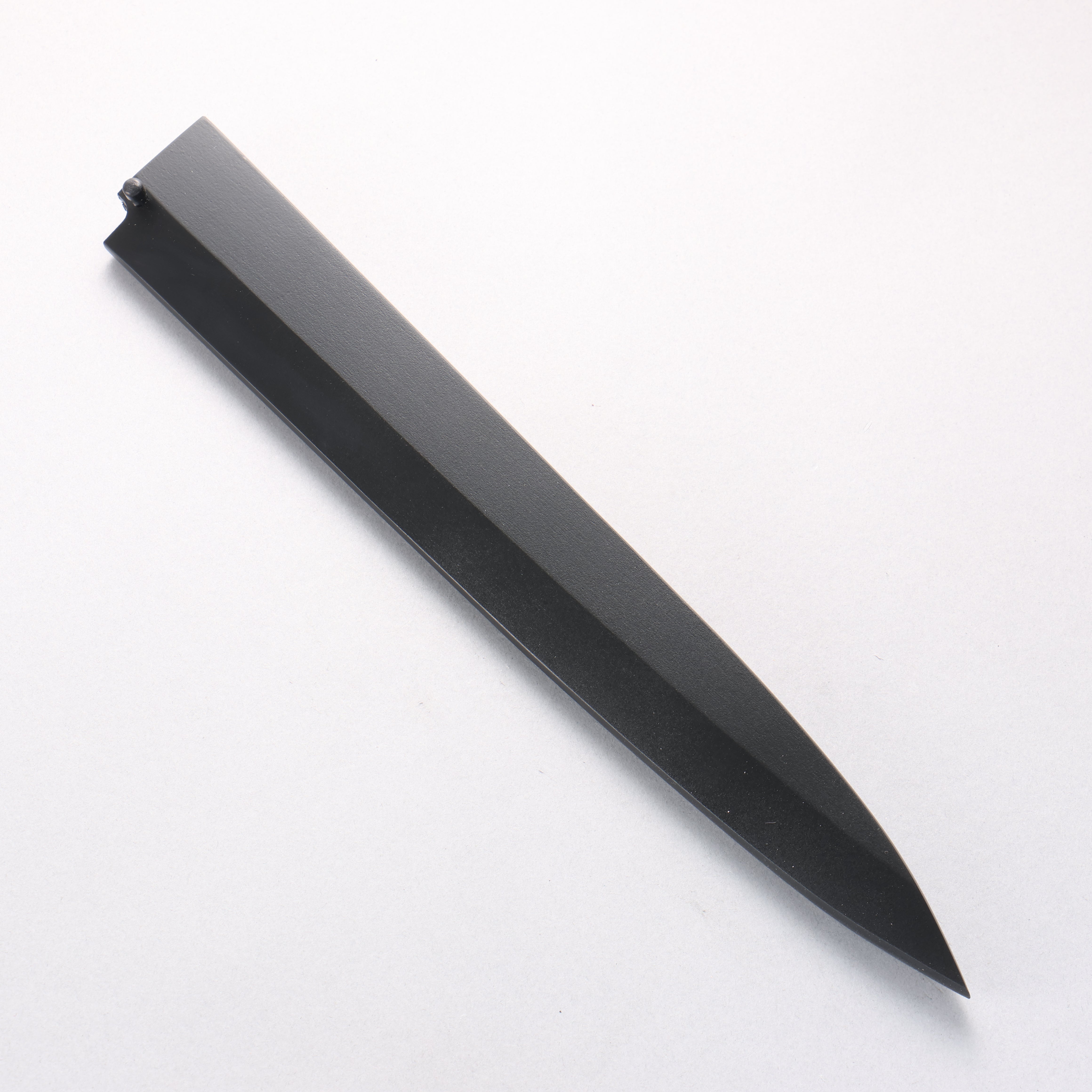 Funda Saya negra para cuchillo Yanagiba con pasador de madera contrachapada de 300 mm