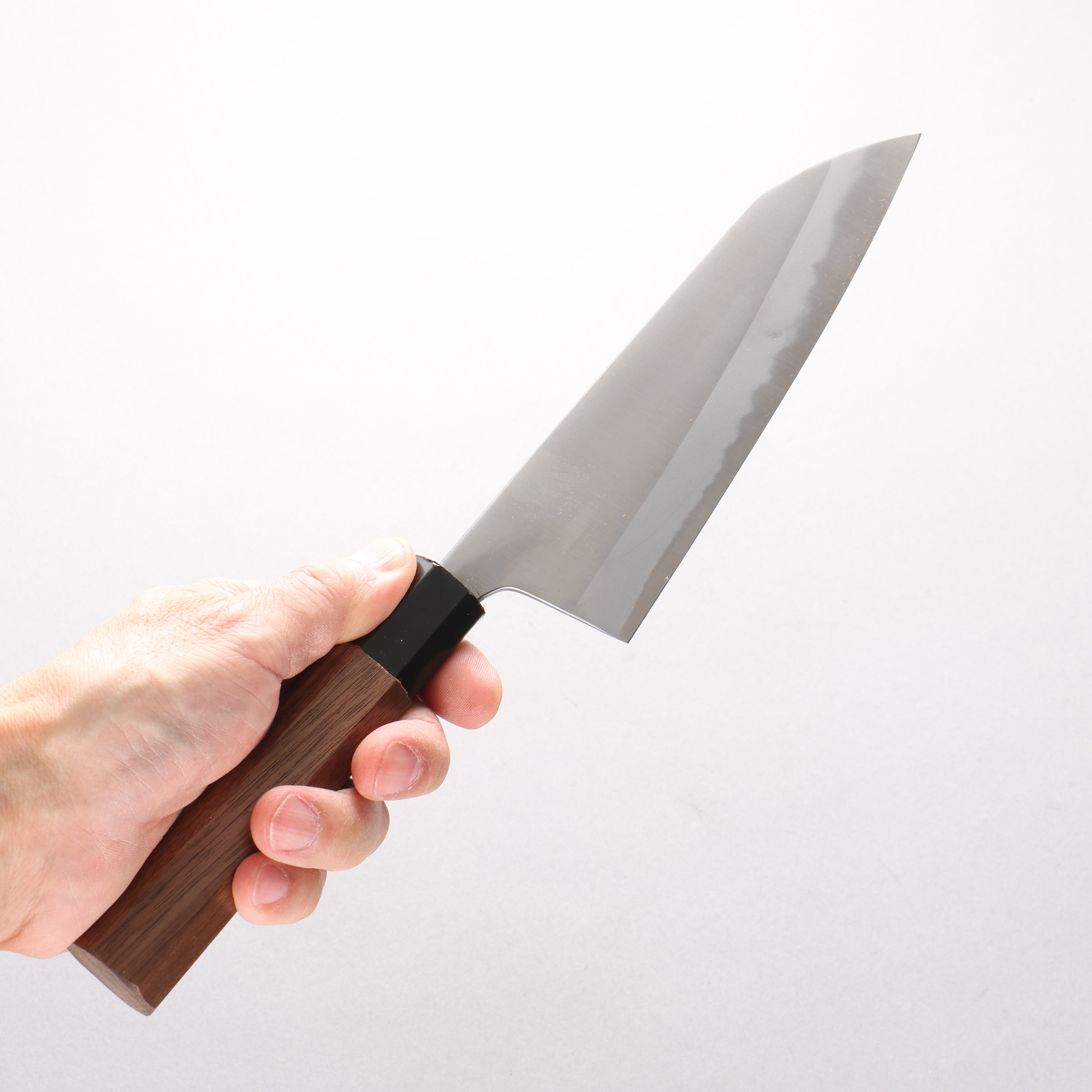 Daisuke Nishida White Steel No.1 Migaki Finished Gyuto 165mm Walnut Handle - Japanny - Best Japanese Knife