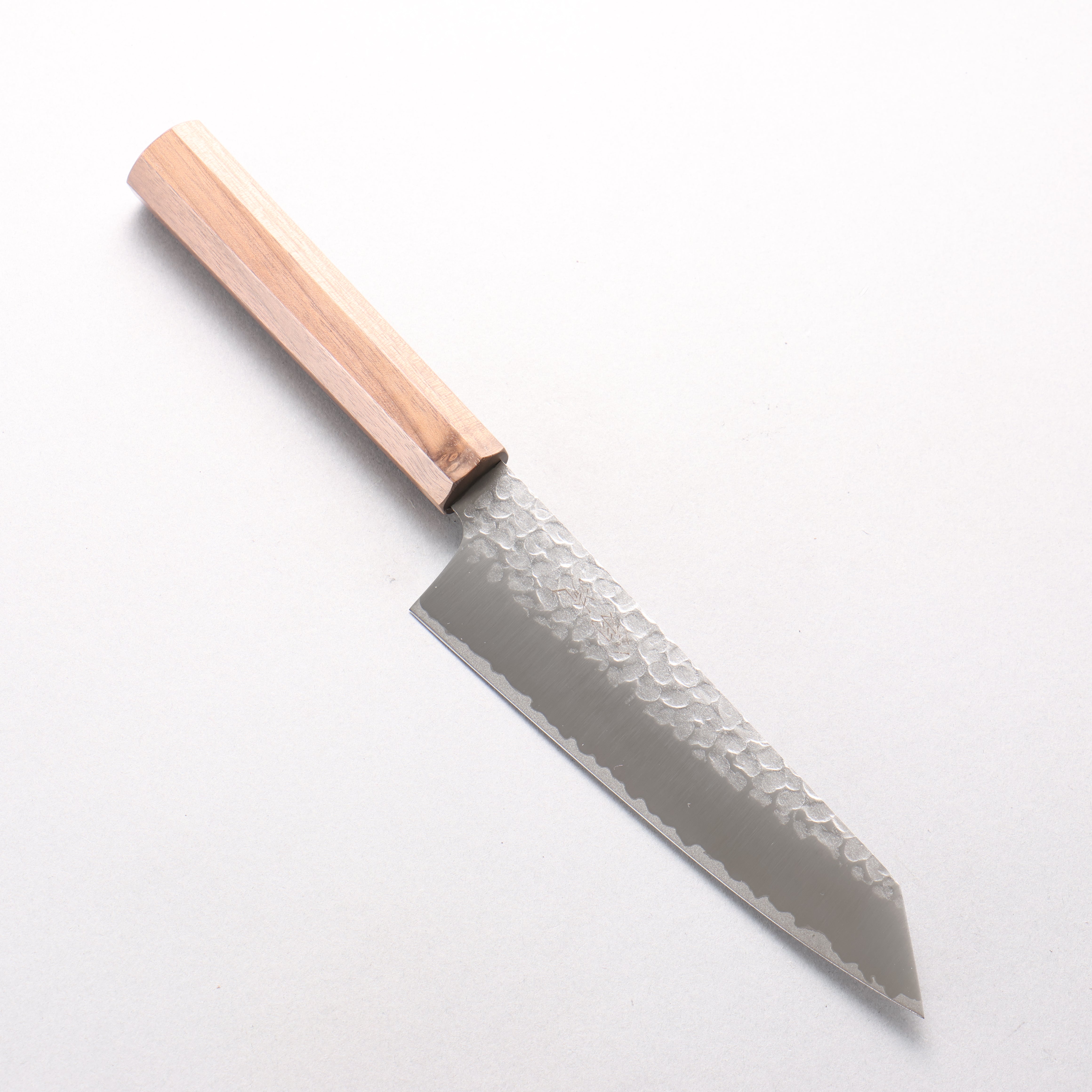Oul VG10 Hammered Kiritsuke Santoku 165mm Walnut Handle - Japanny - Best Japanese Knife
