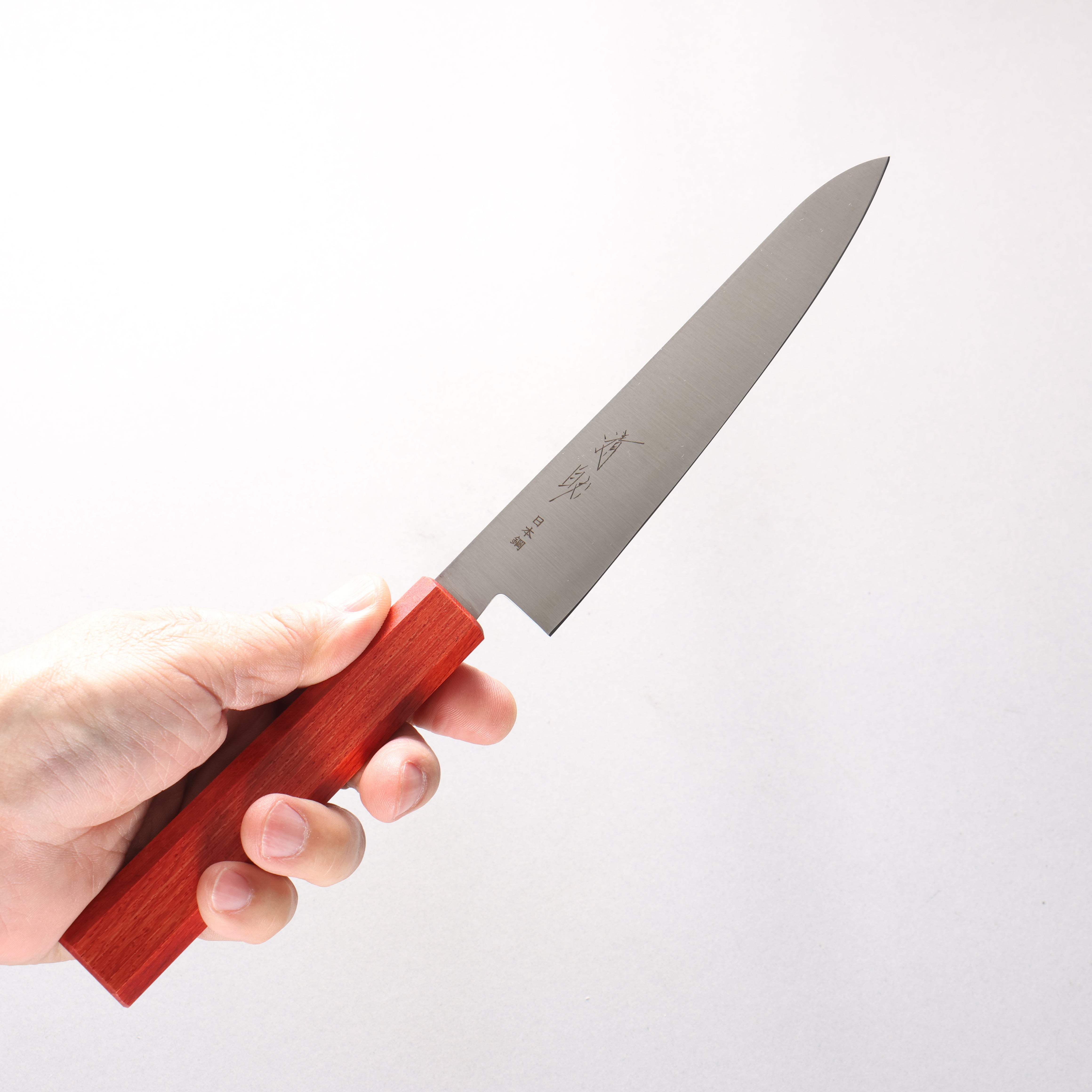 Seisuke SK-4 Petty-Utility 150mm Wood (Smokey Red) Handle - Japanny - Best Japanese Knife