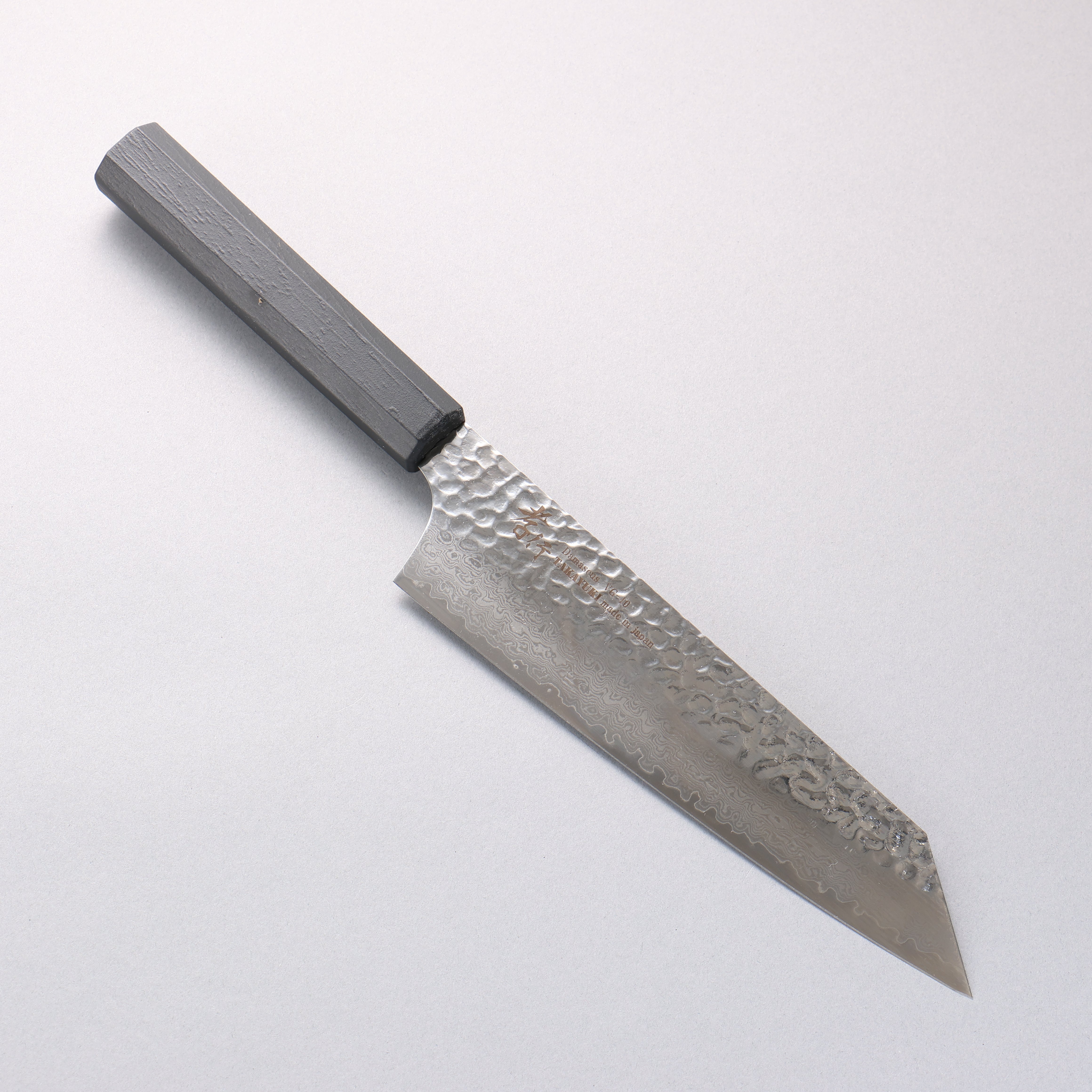 Sakai Takayuki Nanairo VG10 33 Layer Kengata Gyuto 190mm ABS resin(Black Lacquered) Handle