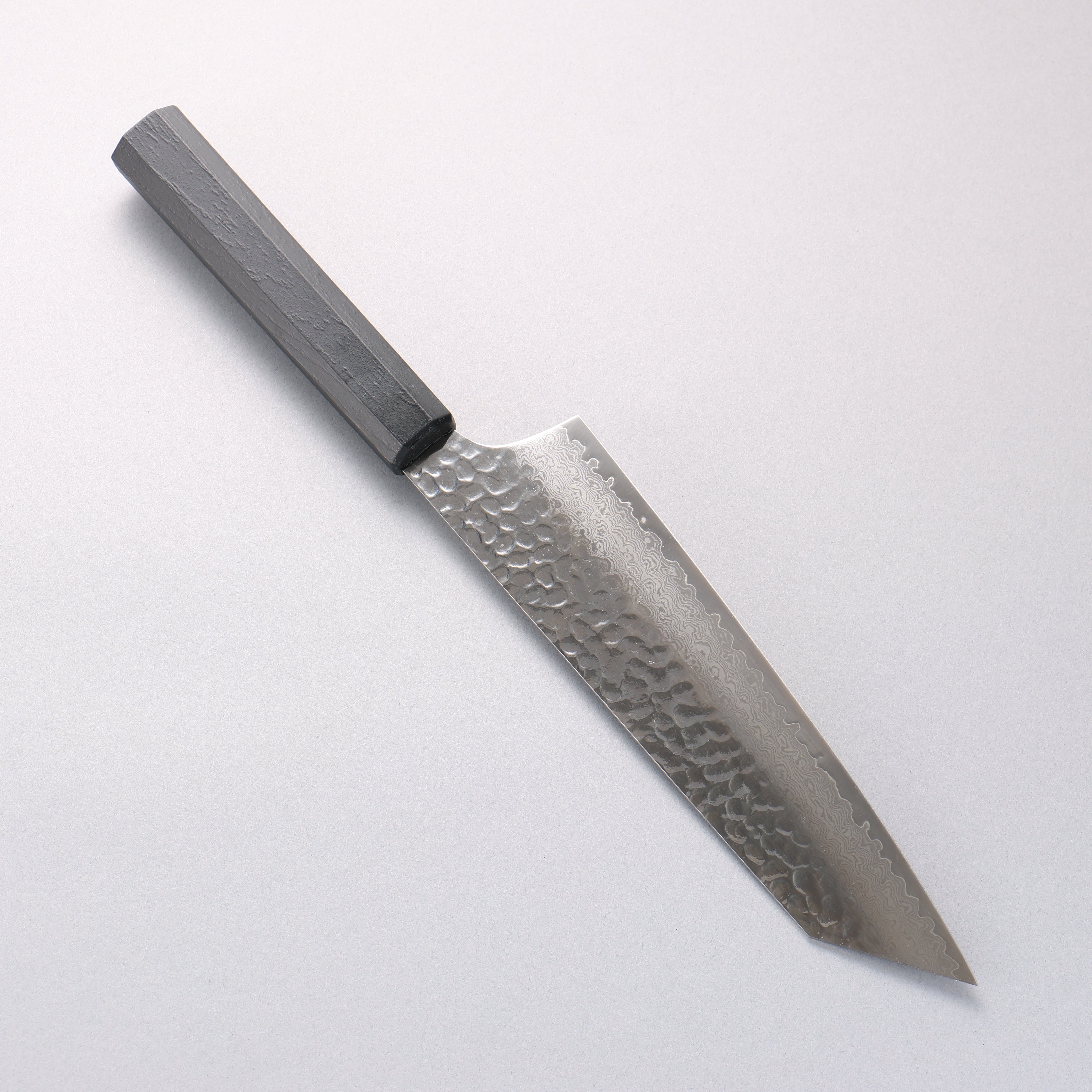 Sakai Takayuki Nanairo VG10 33 Layer Kengata Gyuto 190mm ABS resin(Black Lacquered) Handle - Japanny - Best Japanese Knife