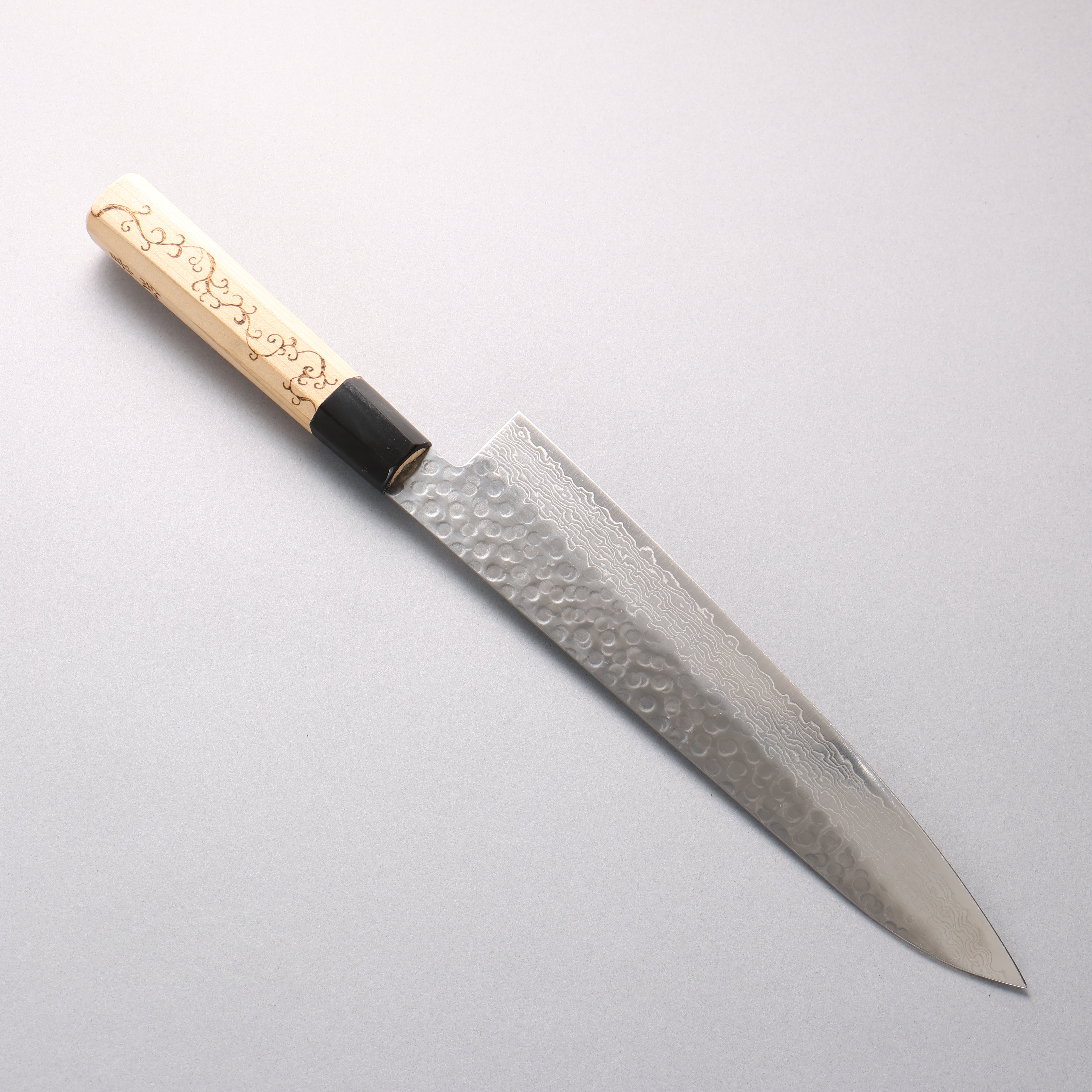 Sakai Takayuki VG10 33 Layer Damascus Gyuto 240mm Engraved Magnolia Handle