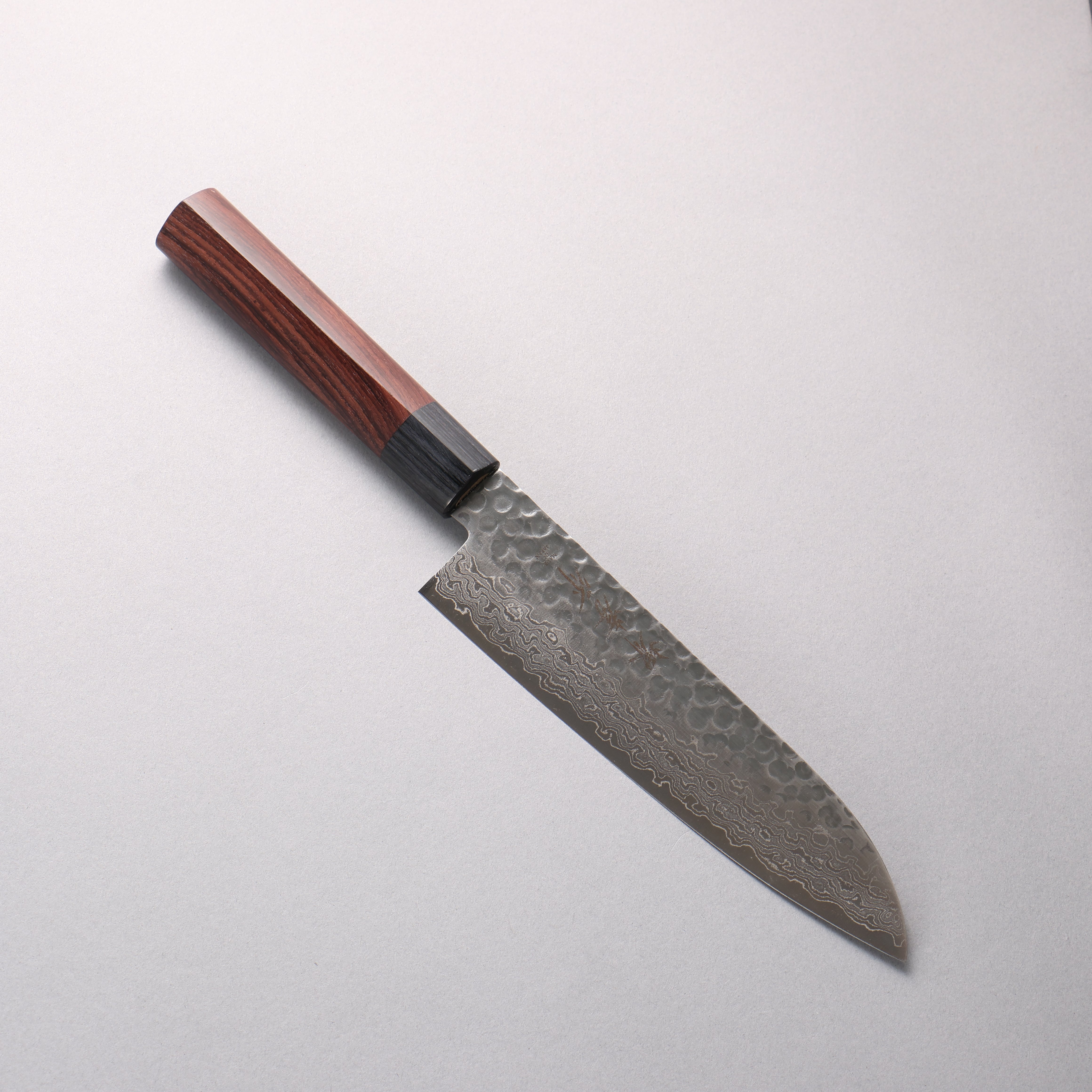 Sakai Takayuki AUS10 45 couches Damas Santoku 180 mm Shitan Poignée