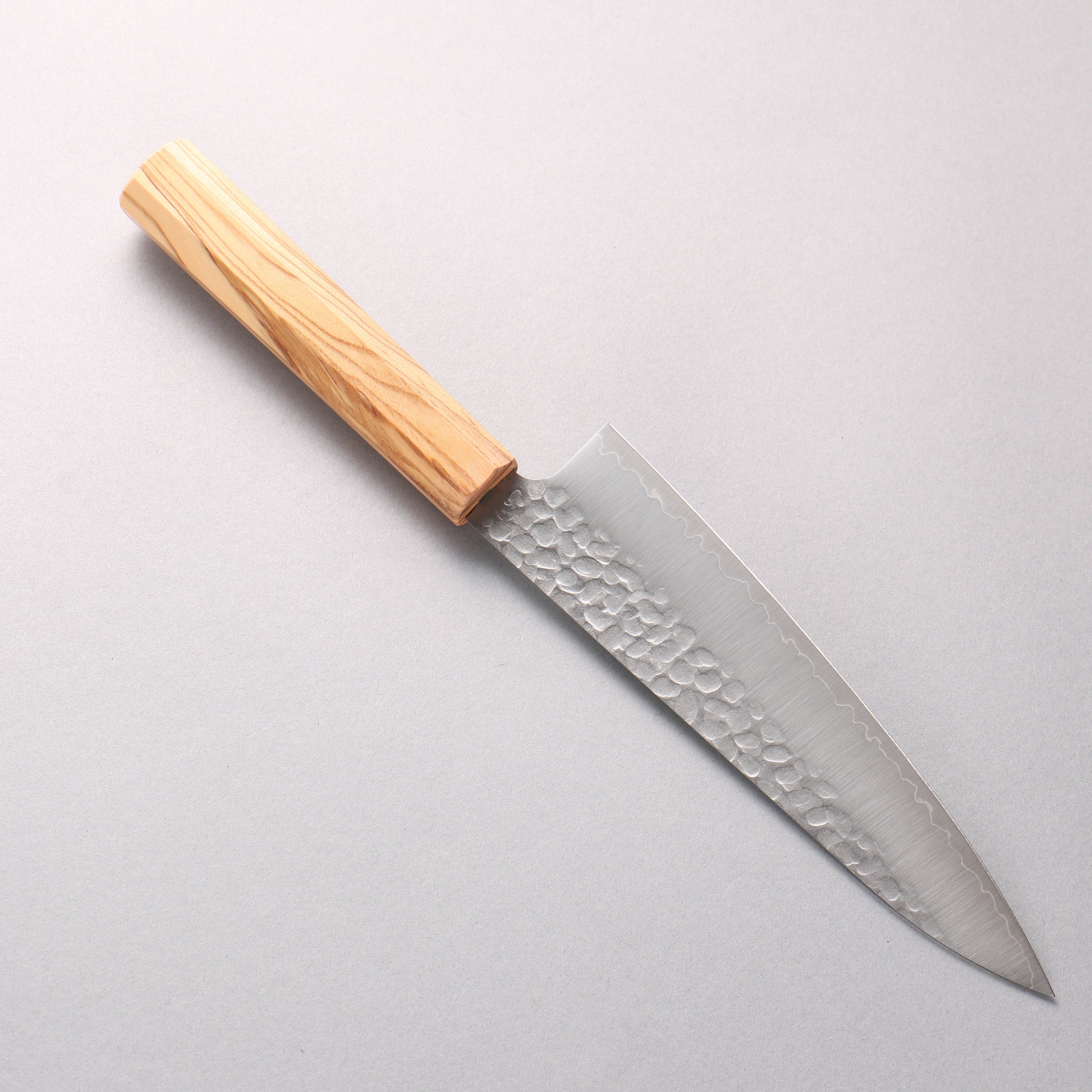 Oul VG10 Hammered Gyuto 180mm Olive tree Handle - Japanny - Best Japanese Knife