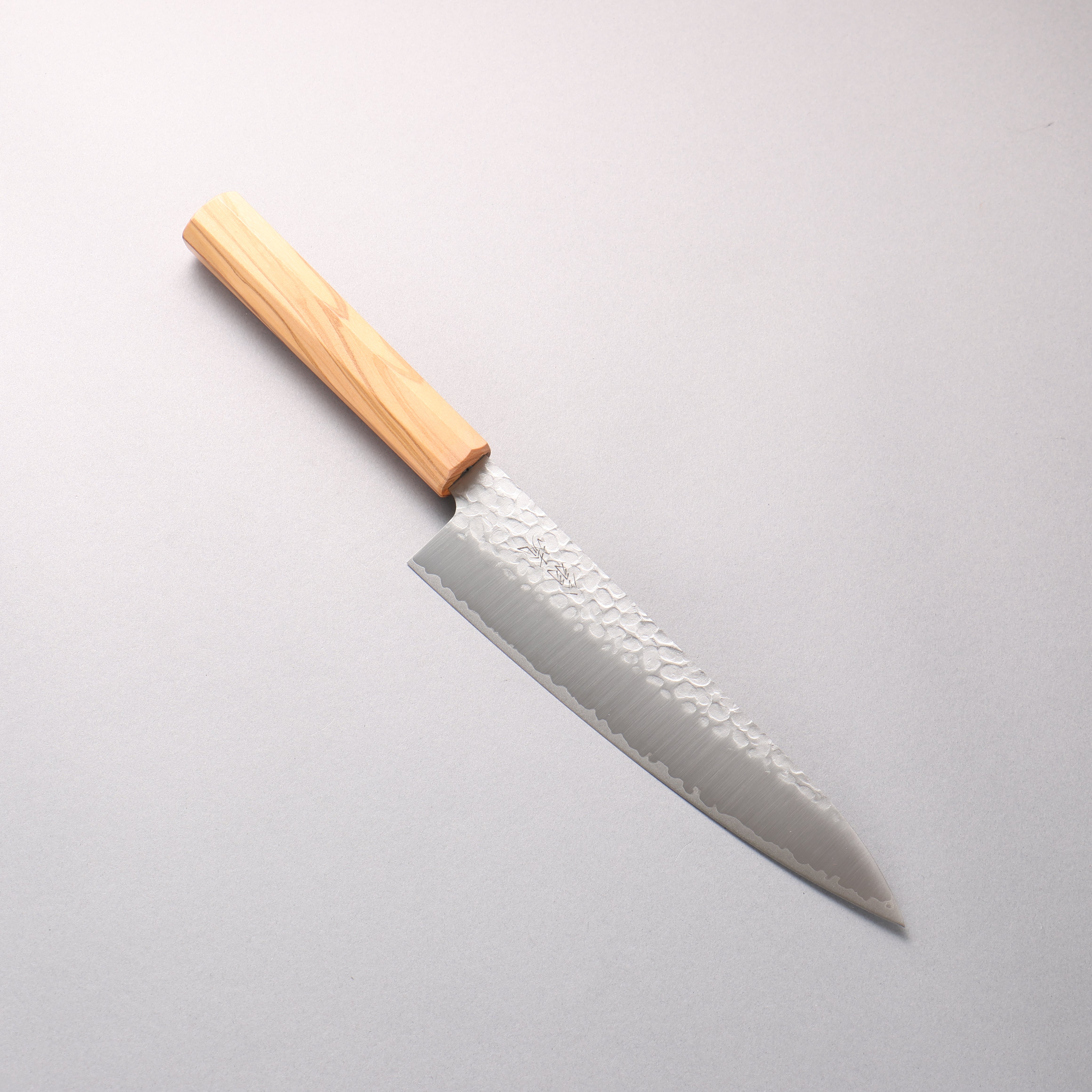 Oul VG10 Hammered Gyuto 200mm Olive tree Handle