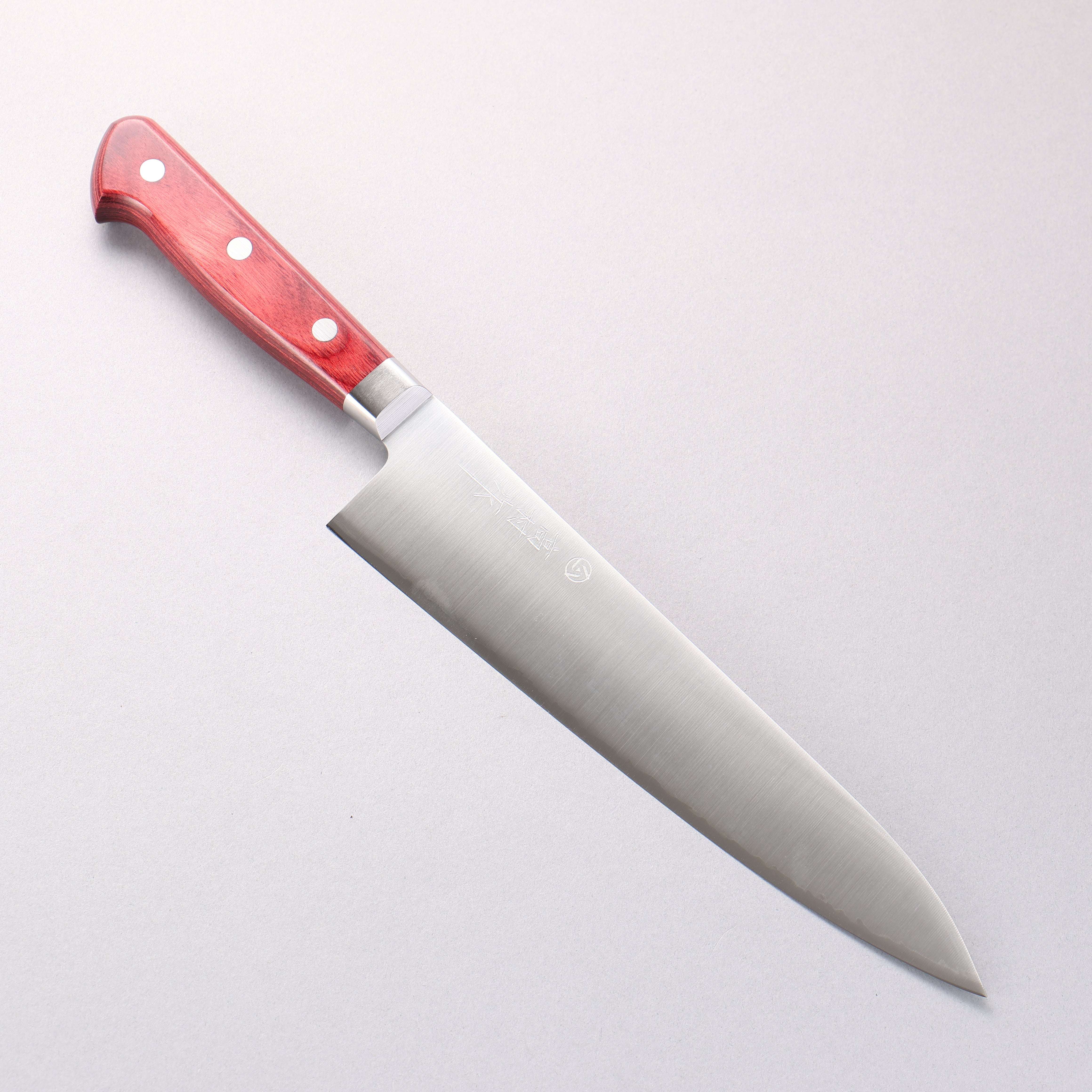Takamura Knives SG2 Gyuto 210 mm mit rotem Pakkaholzgriff
